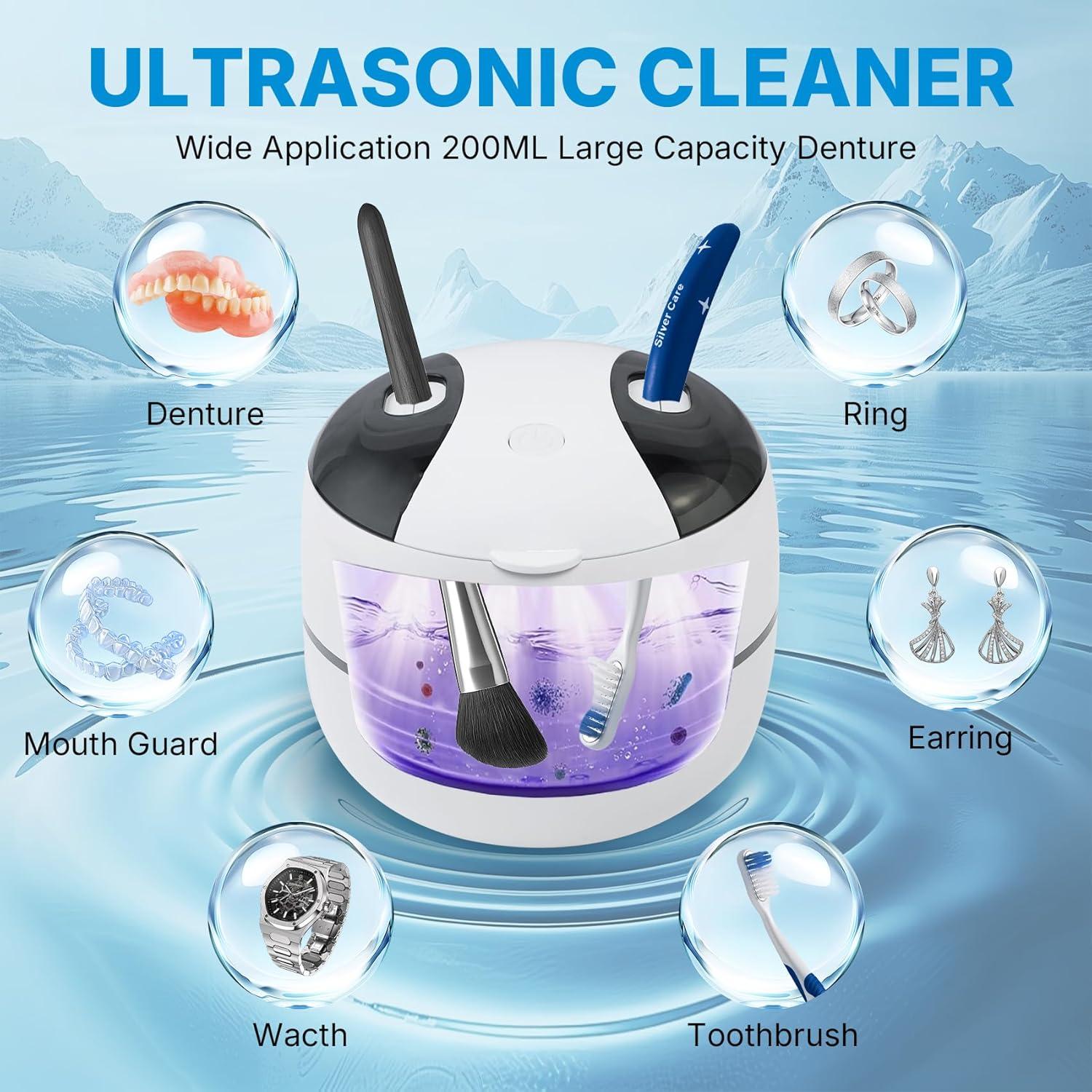 Limpiadora Ultrasónica VOHEZTA para Retenedores y Dentaduras