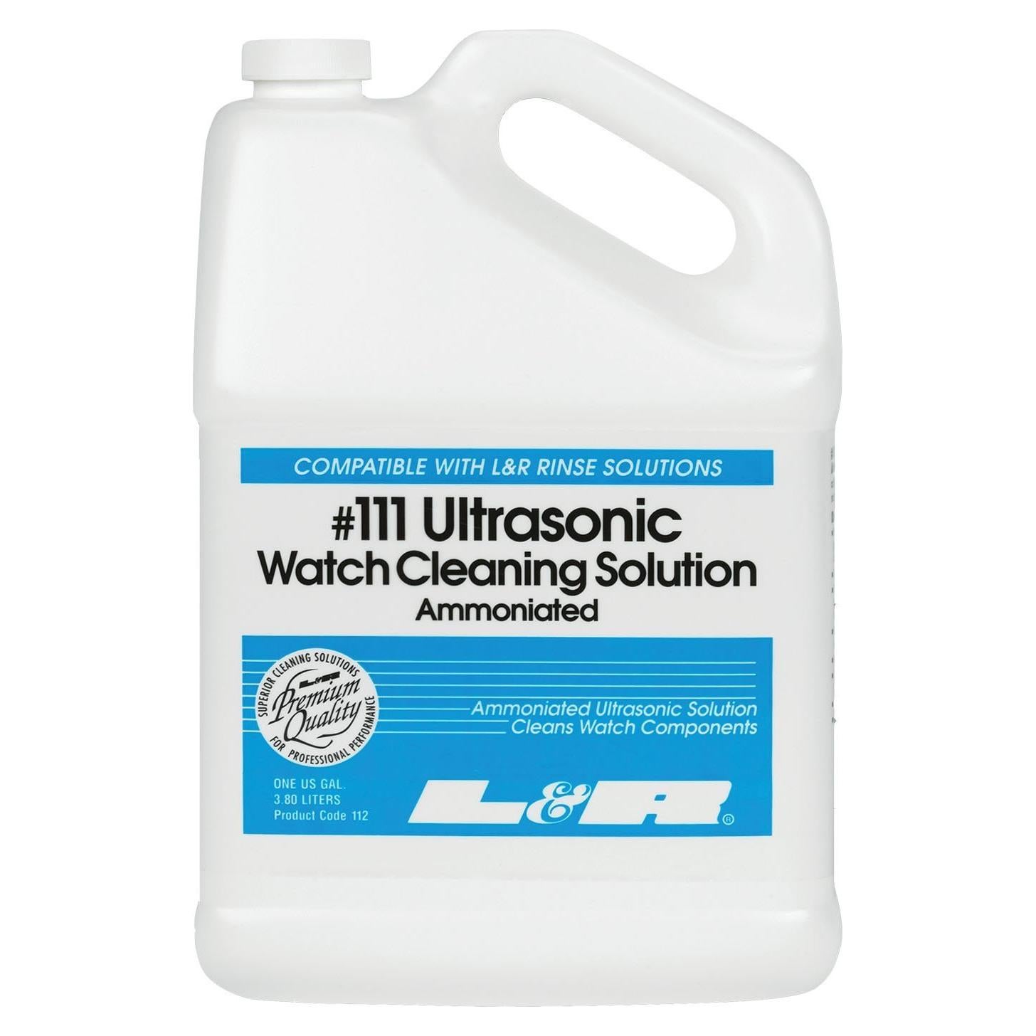 Limpiador Ultrasónico Sin Agua L & R #111 3.785L para Relojes