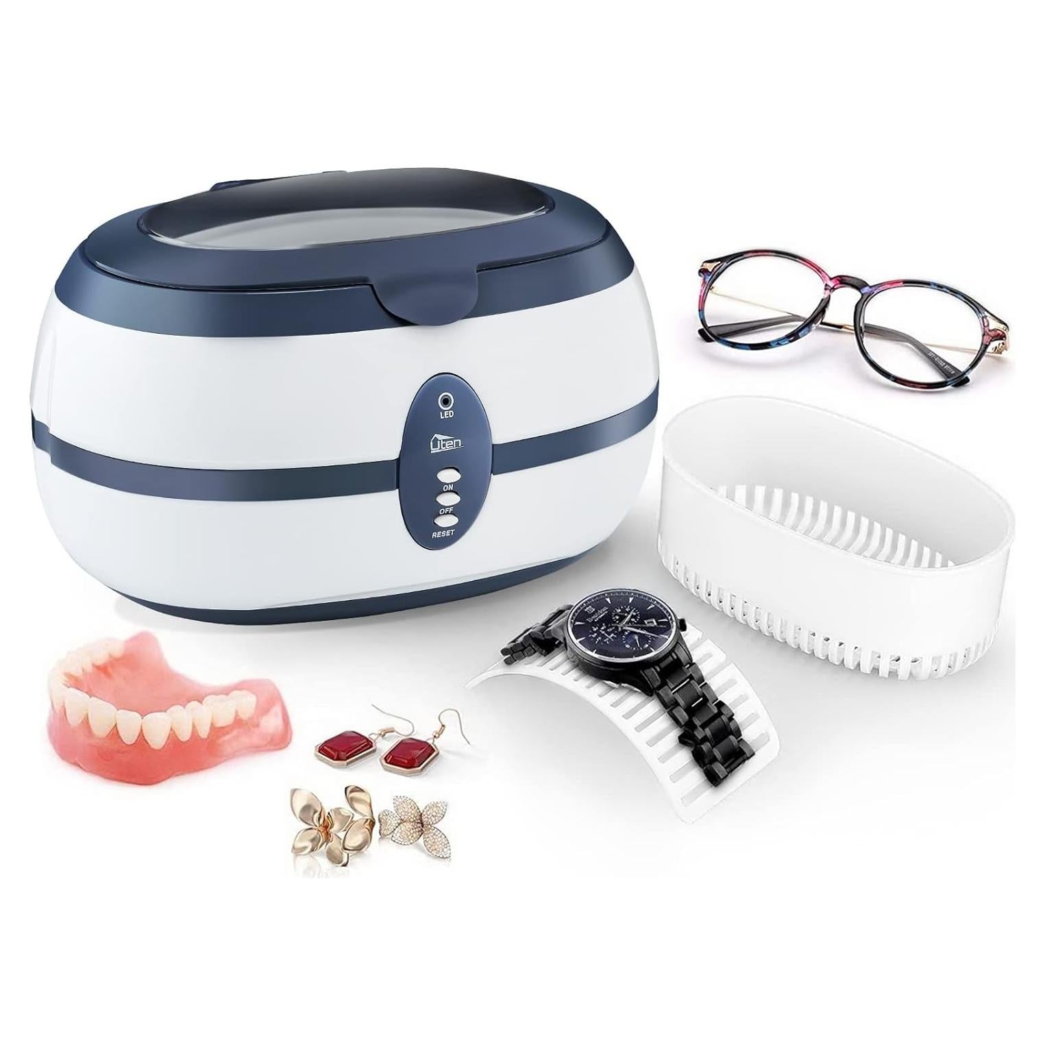 Limpiador Ultrasónico Uten 600 ml para Joyería y Gafas