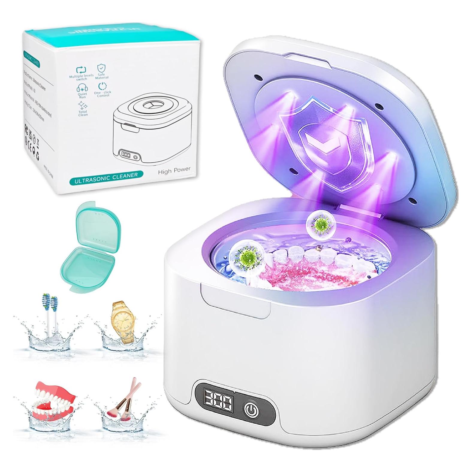 Limpiador Ultrasónico Doeean 6 Lámparas UV-C 200ml Blanco