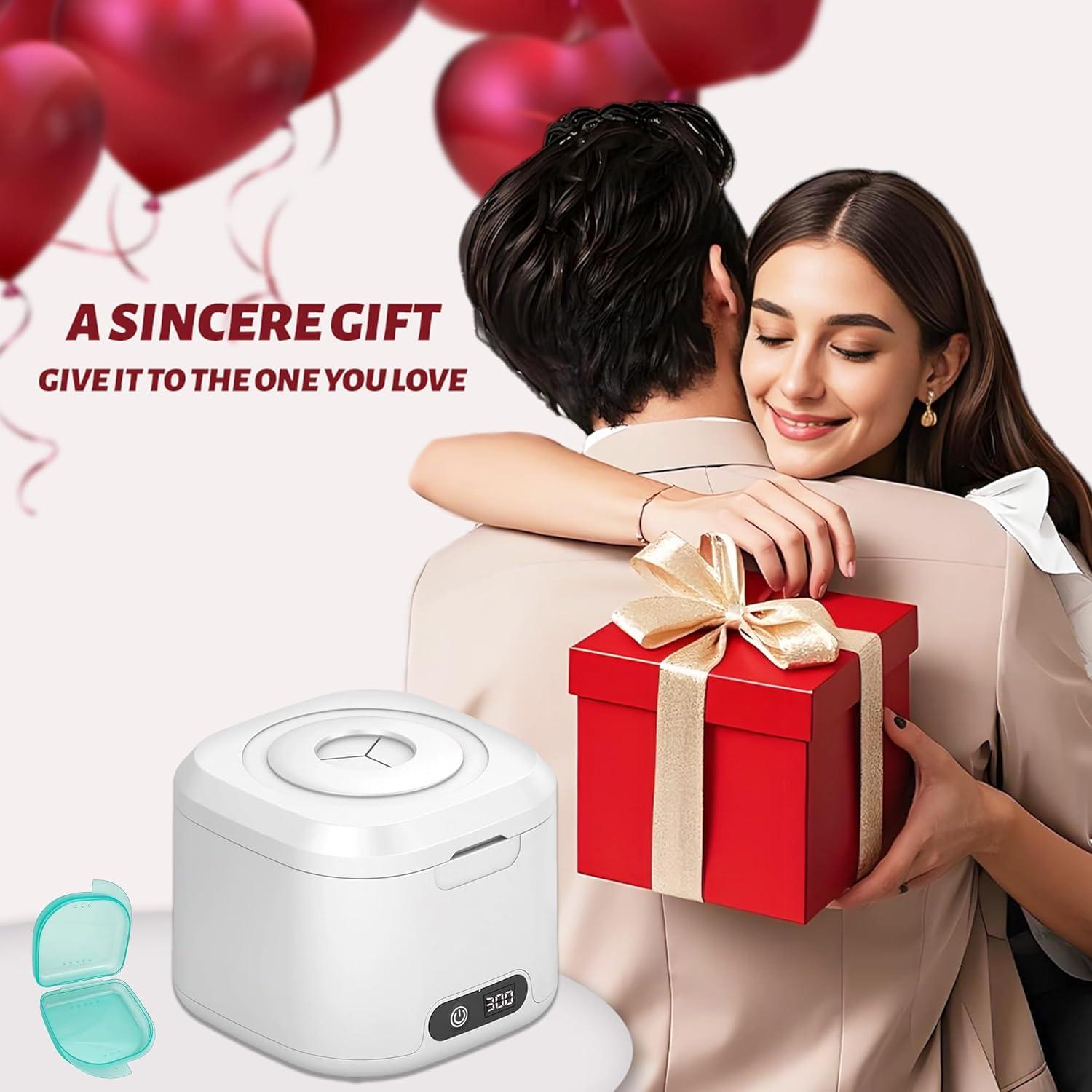 Limpiador Ultrasónico Doeean 6 Lámparas UV-C 200ml Blanco