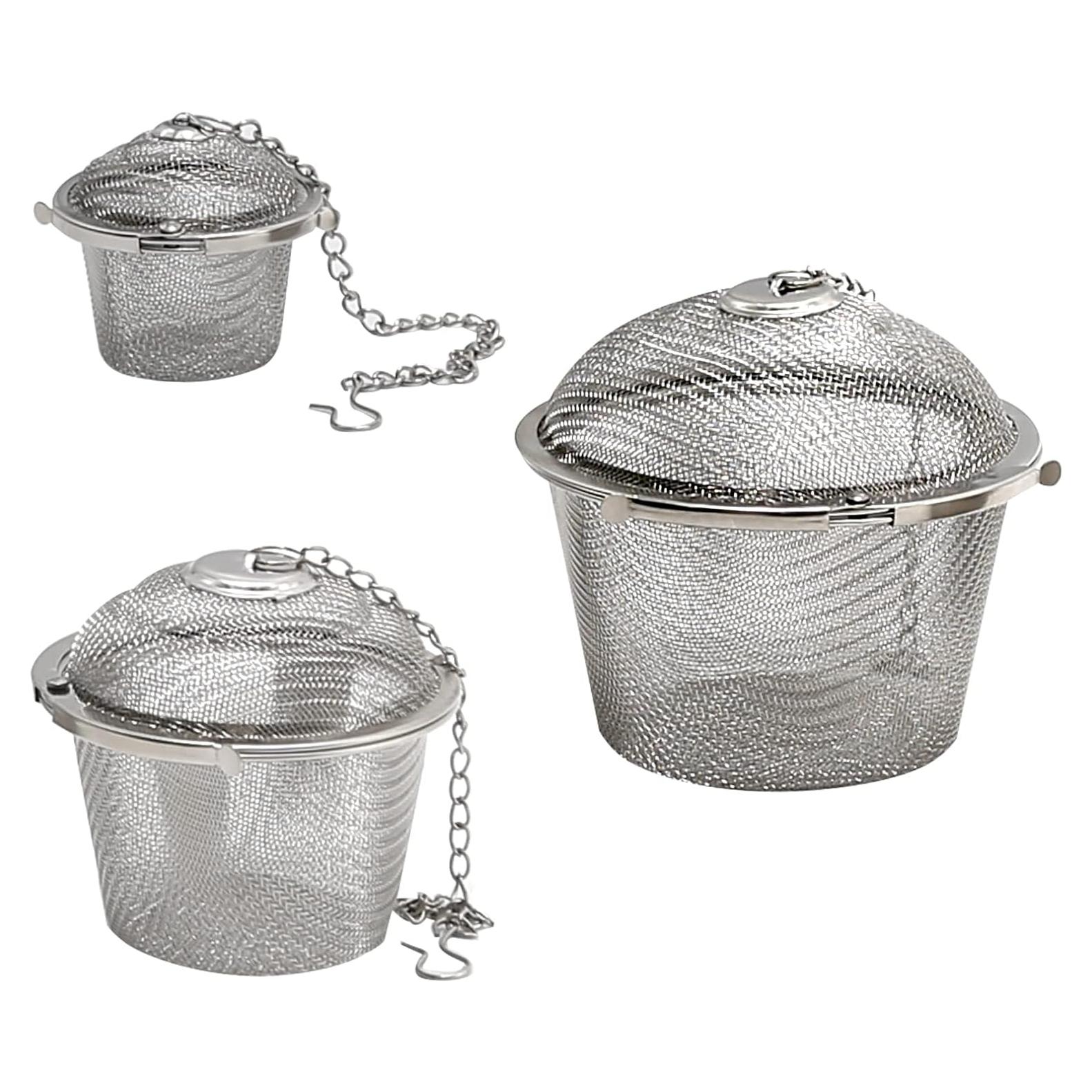 Cestas de Limpieza de Joyería MDEOOSKY Acero Inoxidable 3 Pcs