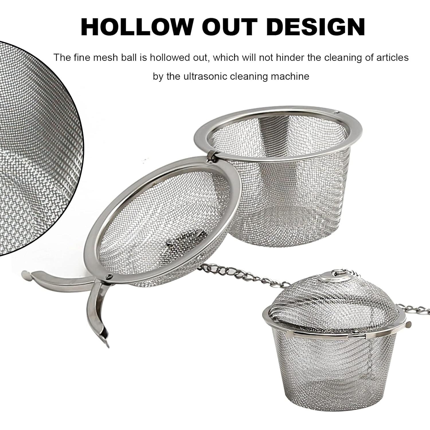 Cestas de Limpieza de Joyería MDEOOSKY Acero Inoxidable 3 Pcs