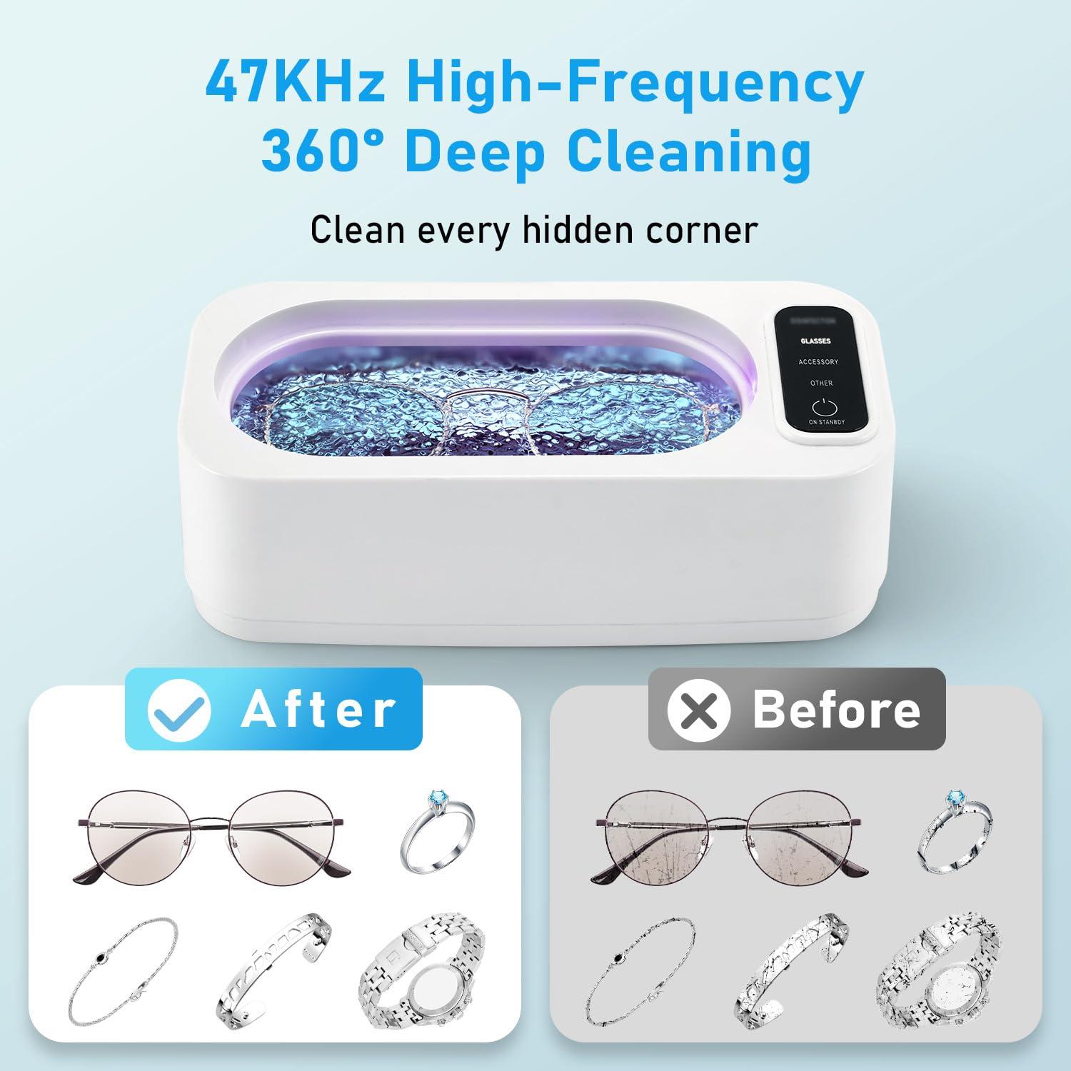 Limpiador Ultrasónico VOYLITE 24W 400ml 3 Modos Acero Inoxidable