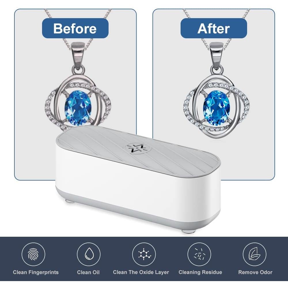 Limpiador Ultrasónico de Joyas Genérico 250 ML Portátil