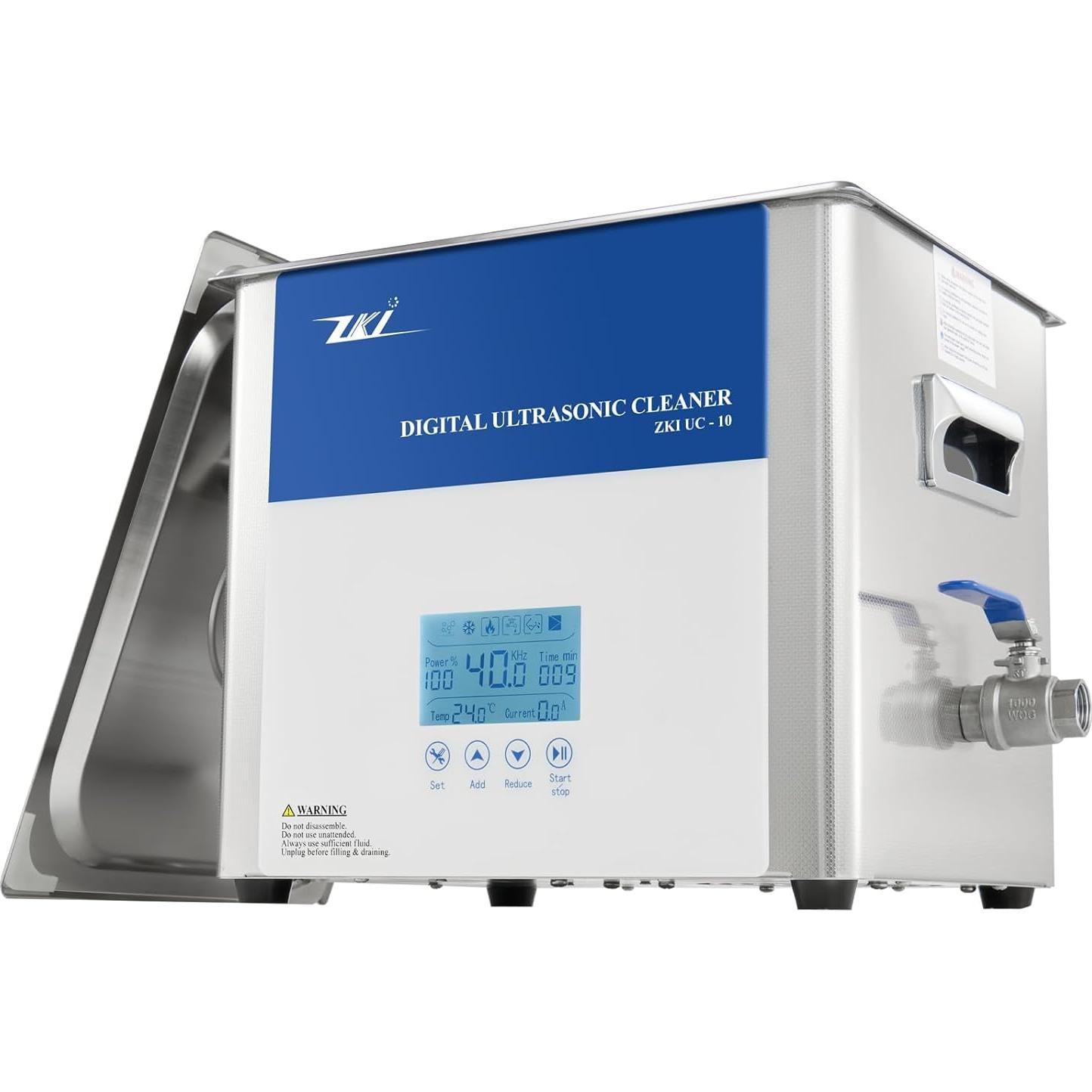 Máquina de Limpieza Ultrasonica ZKI 10L Digital 600W