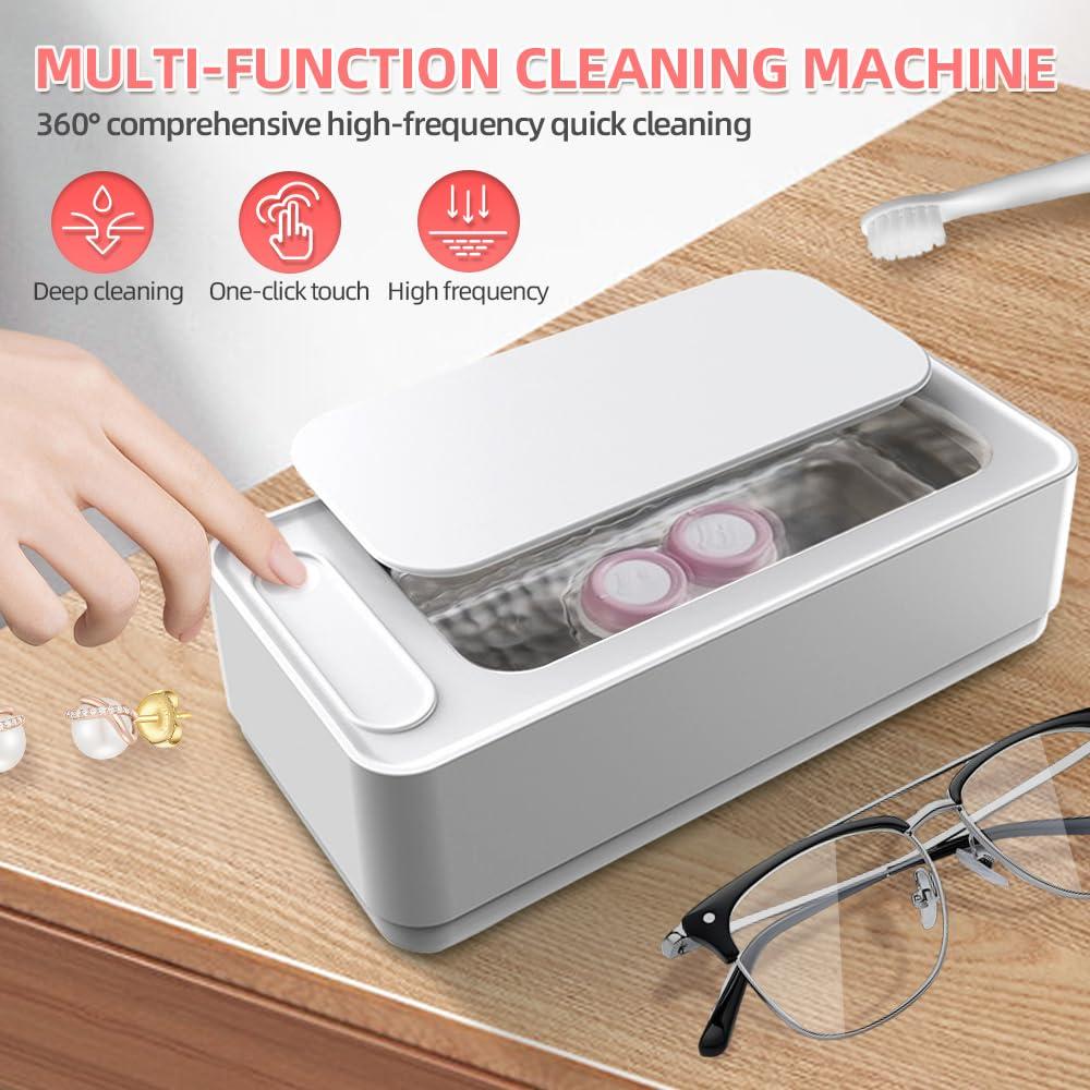 Limpiador Ultrasónico Wazusogok 45000Hz para Joyas y Gafas