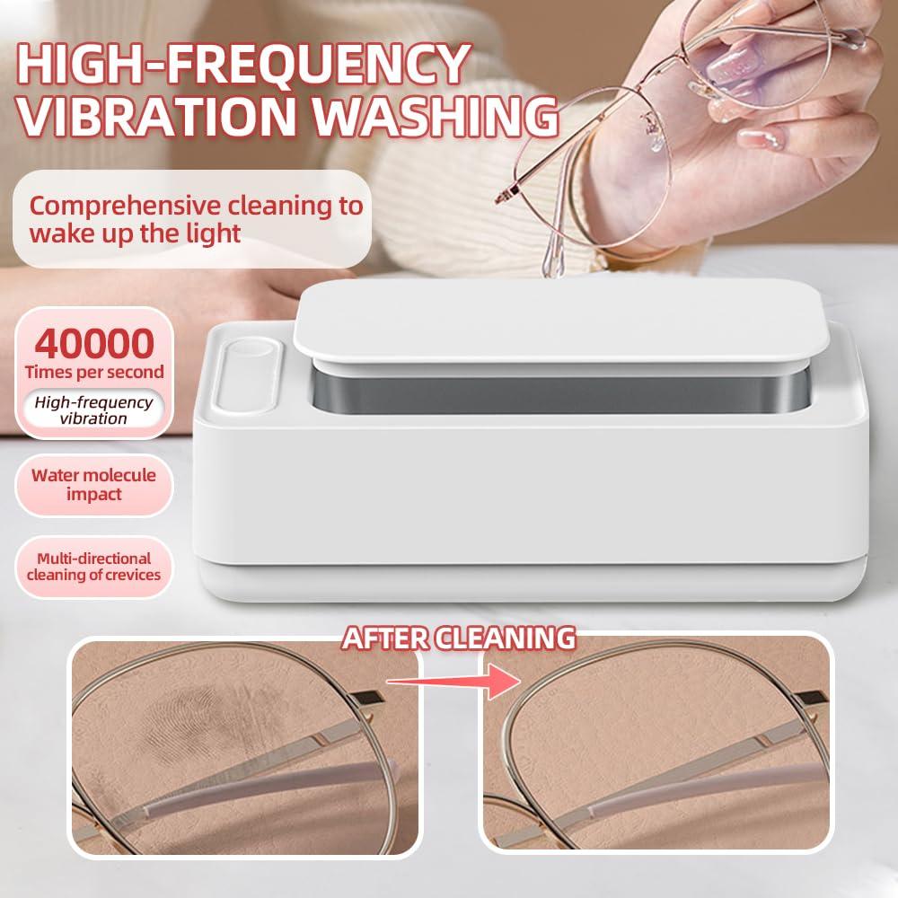 Limpiador Ultrasónico Wazusogok 45000Hz para Joyas y Gafas