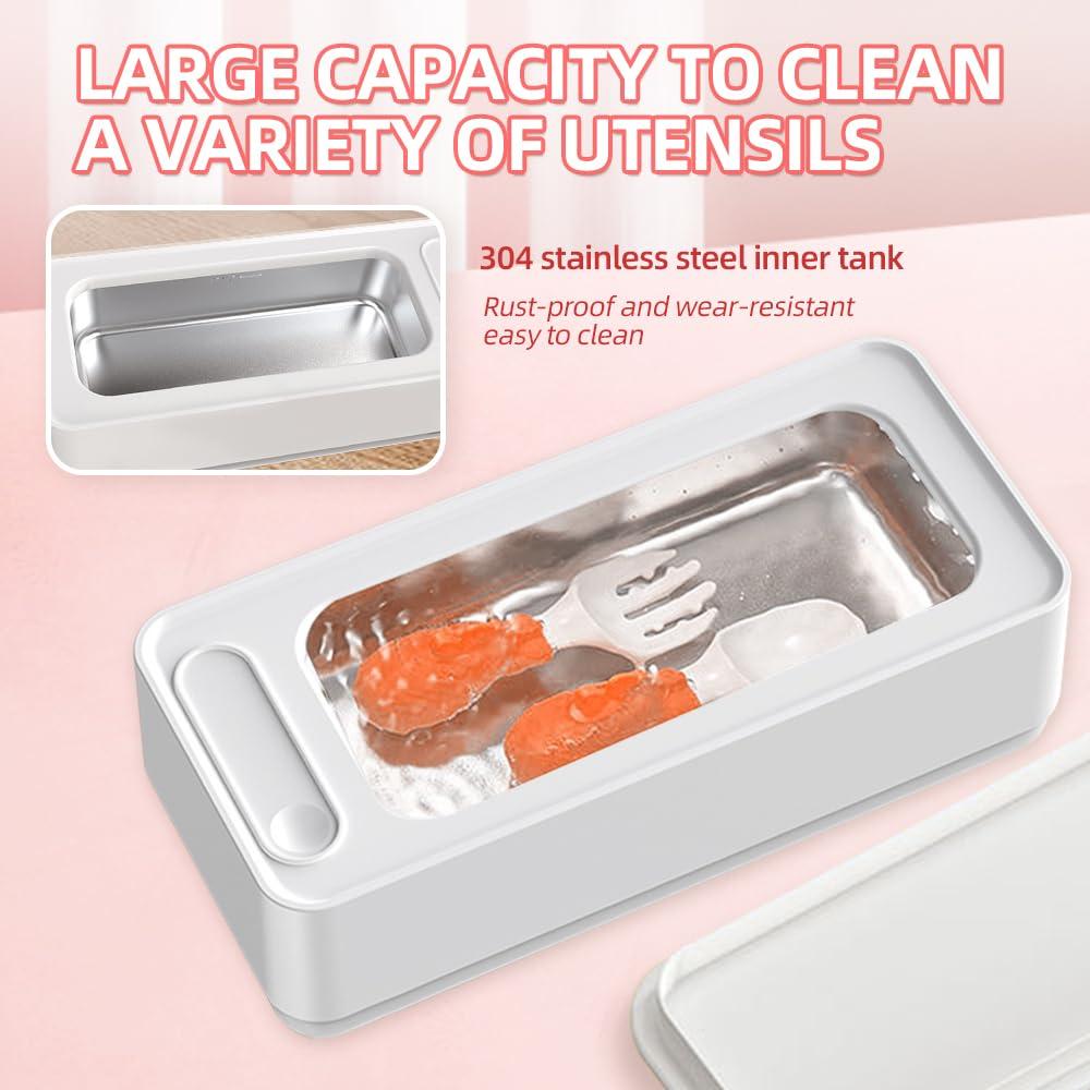 Limpiador Ultrasónico Wazusogok 45000Hz para Joyas y Gafas