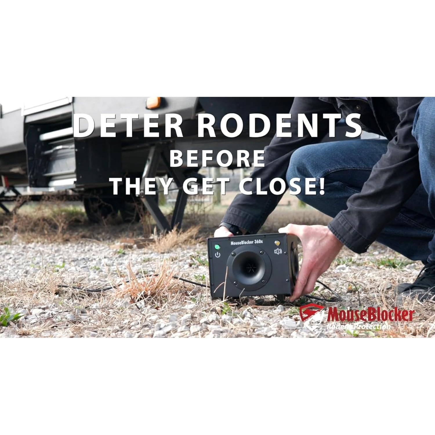 Repelente Ultrasónico de Roedores MouseBlocker 360 - IP55