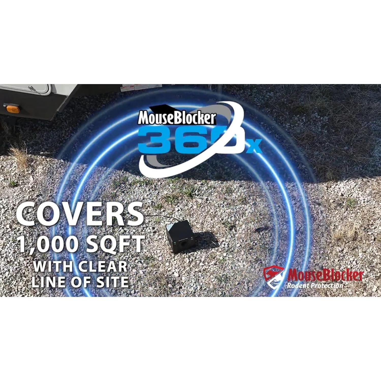 Repelente Ultrasónico de Roedores MouseBlocker 360 - IP55