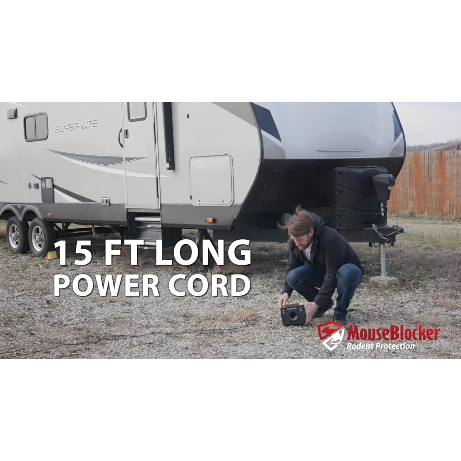 Repelente Ultrasónico de Roedores MouseBlocker 360 - IP55