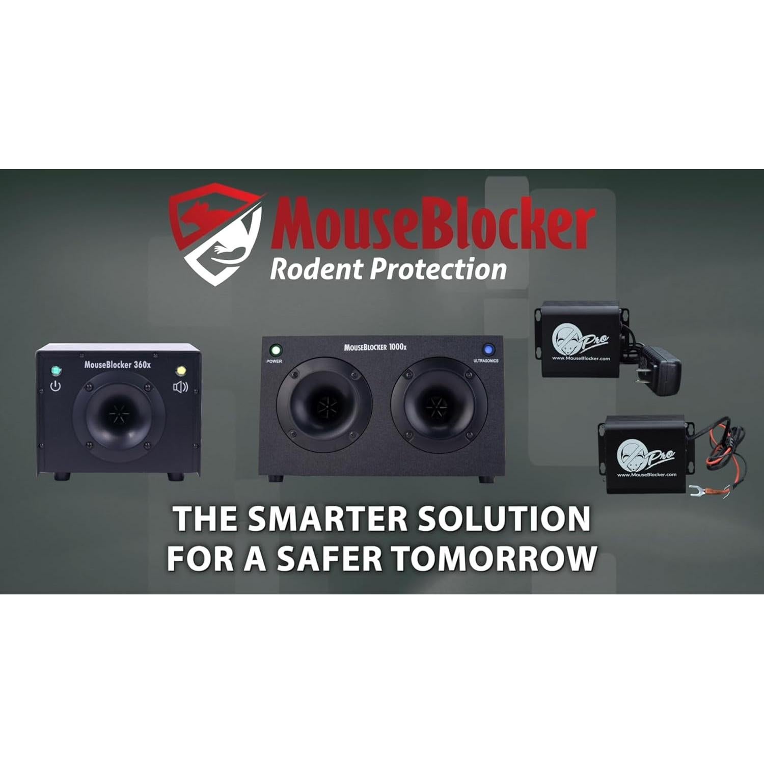 Repelente Ultrasónico de Roedores MouseBlocker 360 - IP55