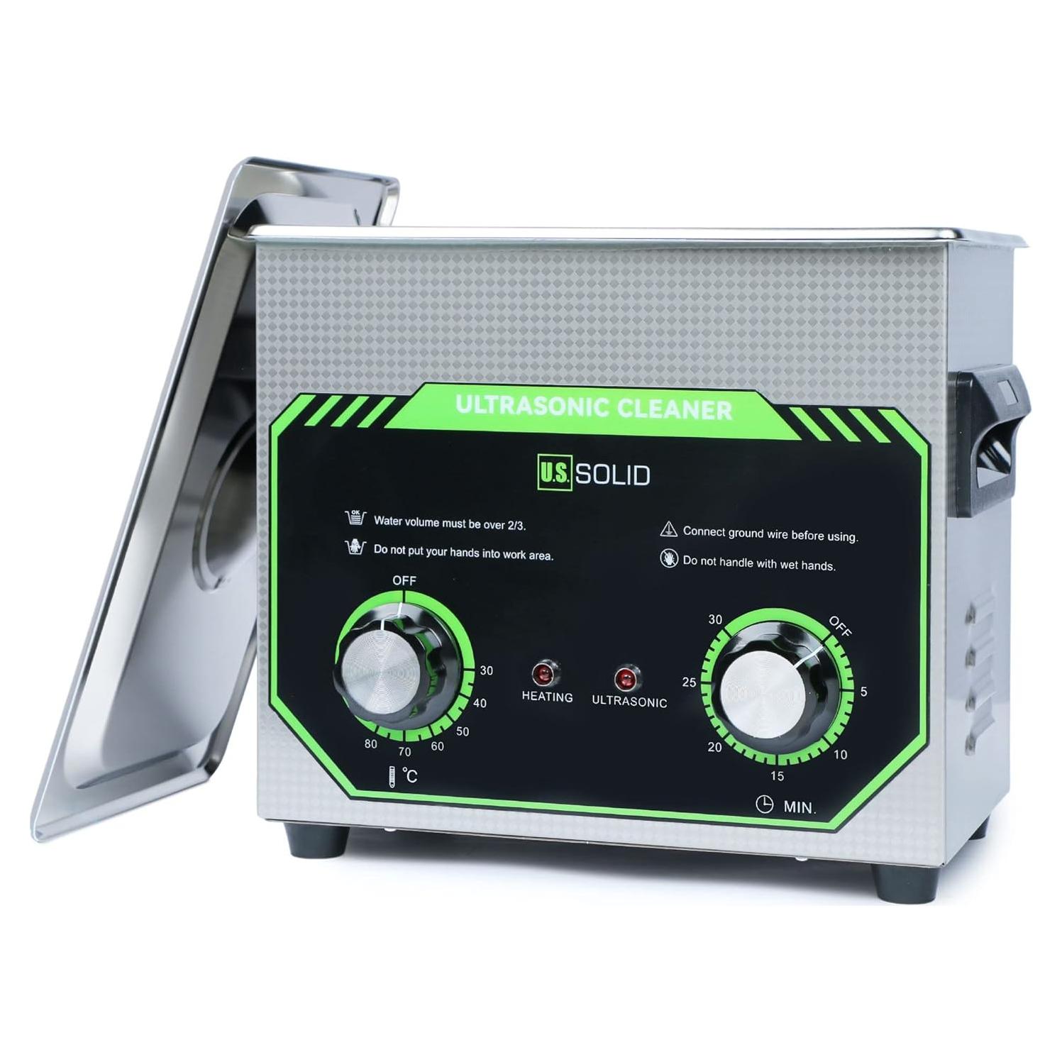 Limpiador ultrasónico U.S. Solid 3L 40kHz acero inoxidable