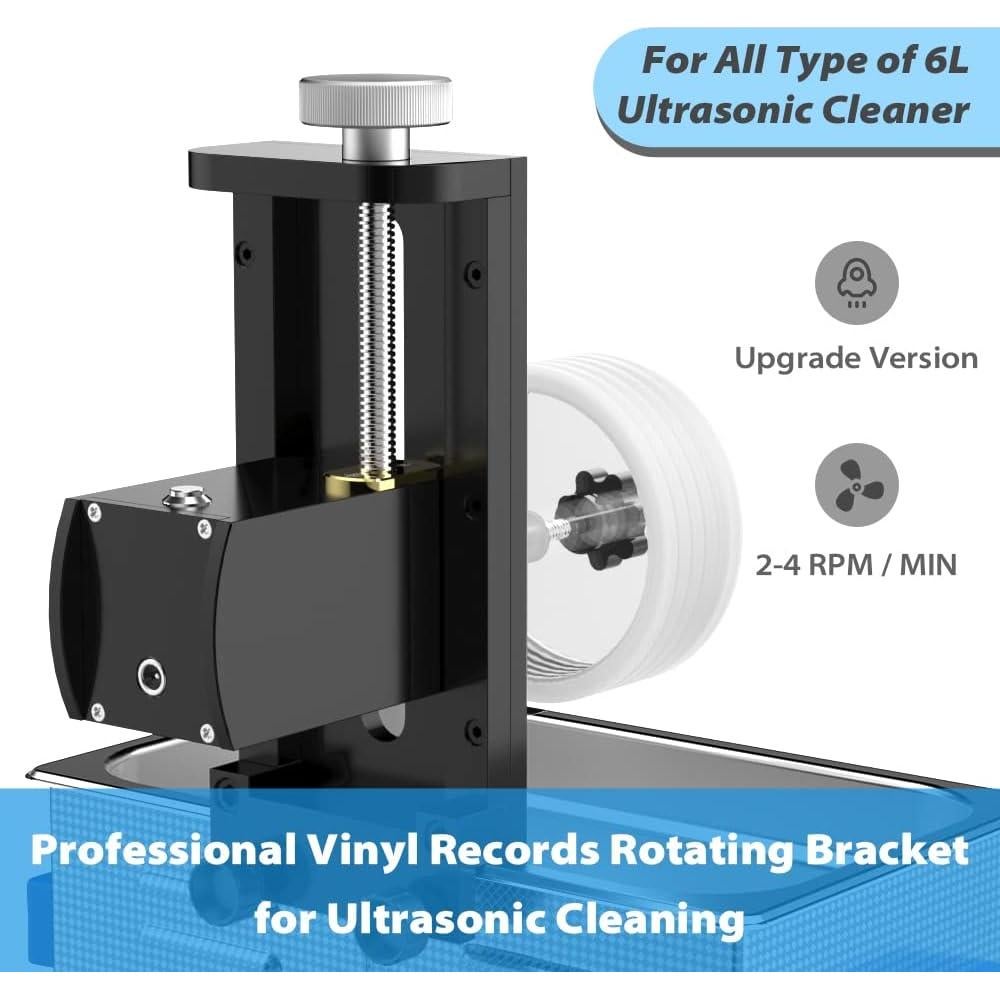 Soporte de Vinilo WEWU VC-02 para Limpieza Ultrasónica 1-5 Discos