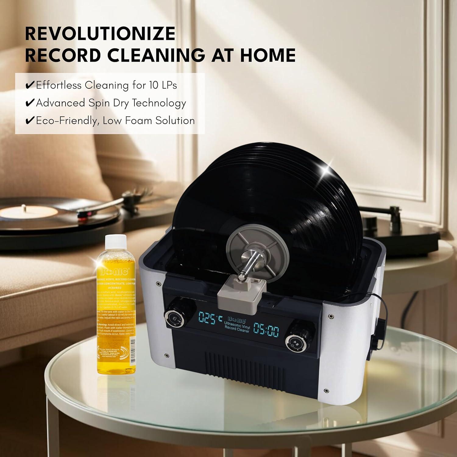 Limpiador Ultrasónico iSonic CS6.1-Pro para Discos de Vinilo 6L