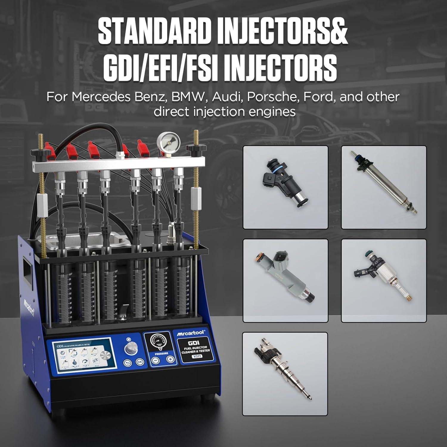 Limpiadora de Inyectores de Combustible PLAYOCCAR V311 6 Cilindros