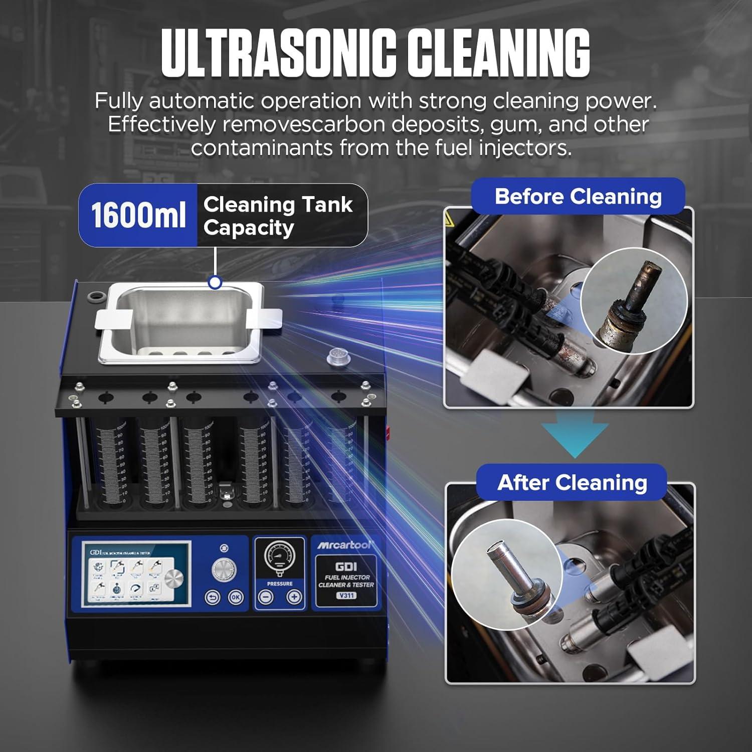 Limpiadora de Inyectores de Combustible PLAYOCCAR V311 6 Cilindros