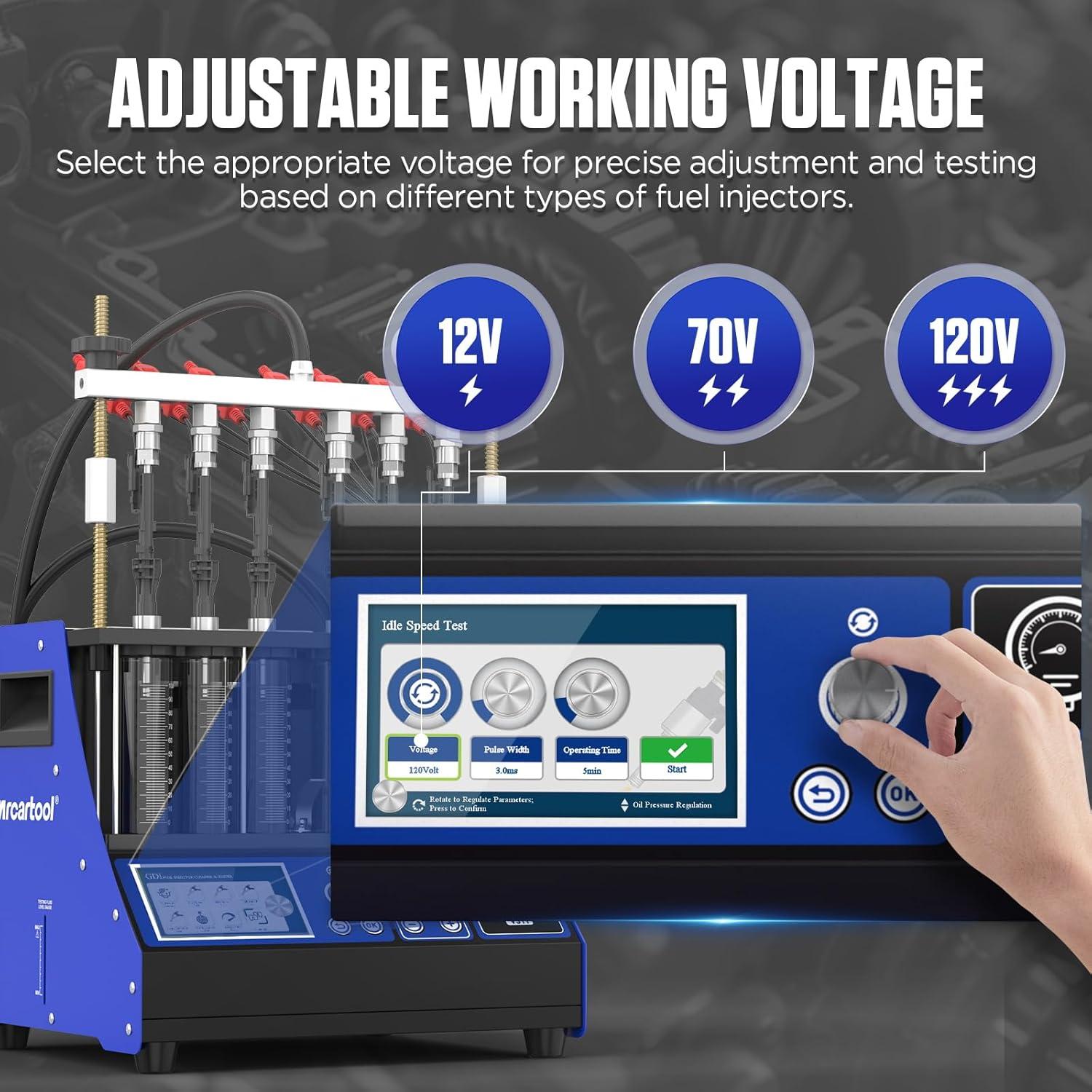 Limpiadora de Inyectores de Combustible PLAYOCCAR V311 6 Cilindros