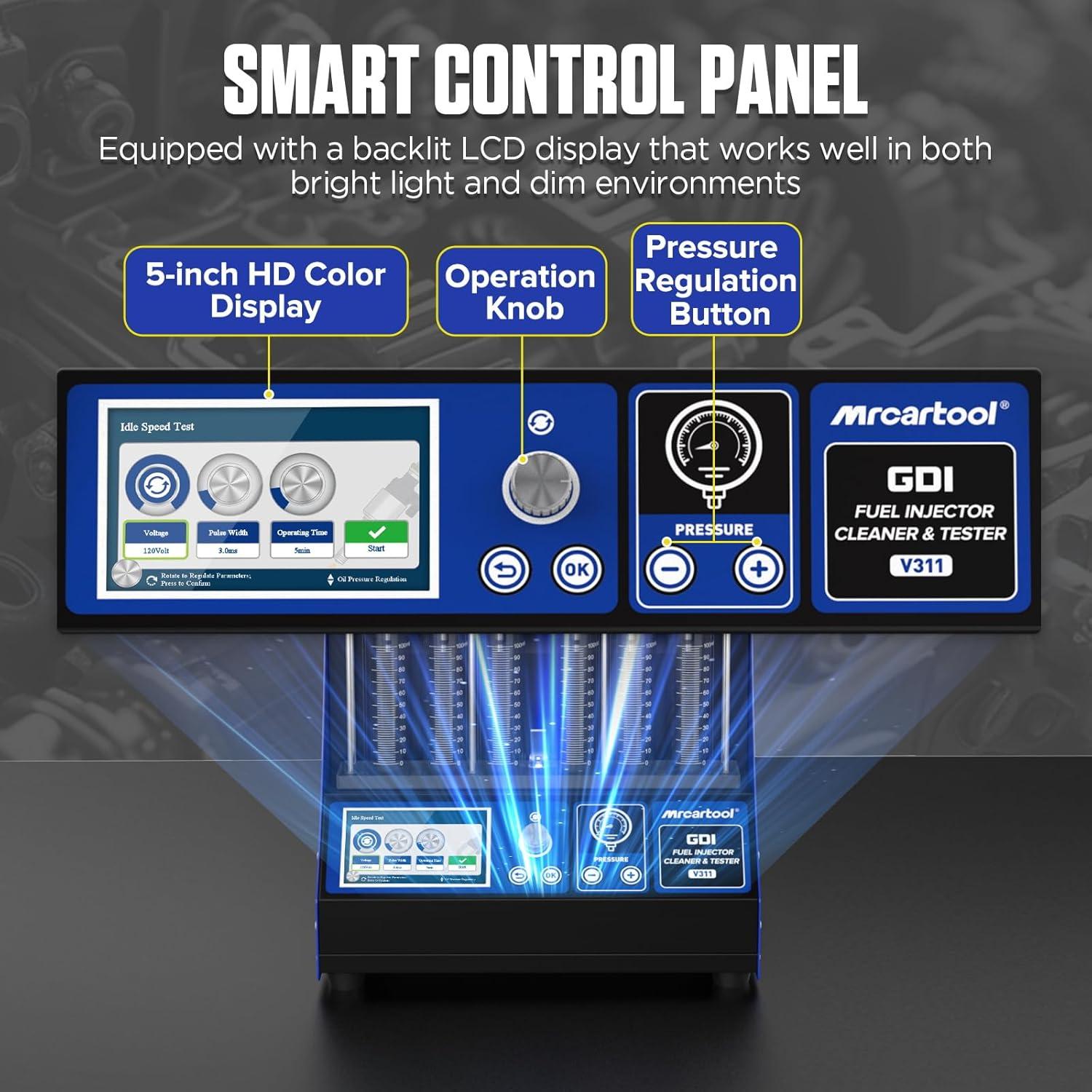Limpiadora de Inyectores de Combustible PLAYOCCAR V311 6 Cilindros