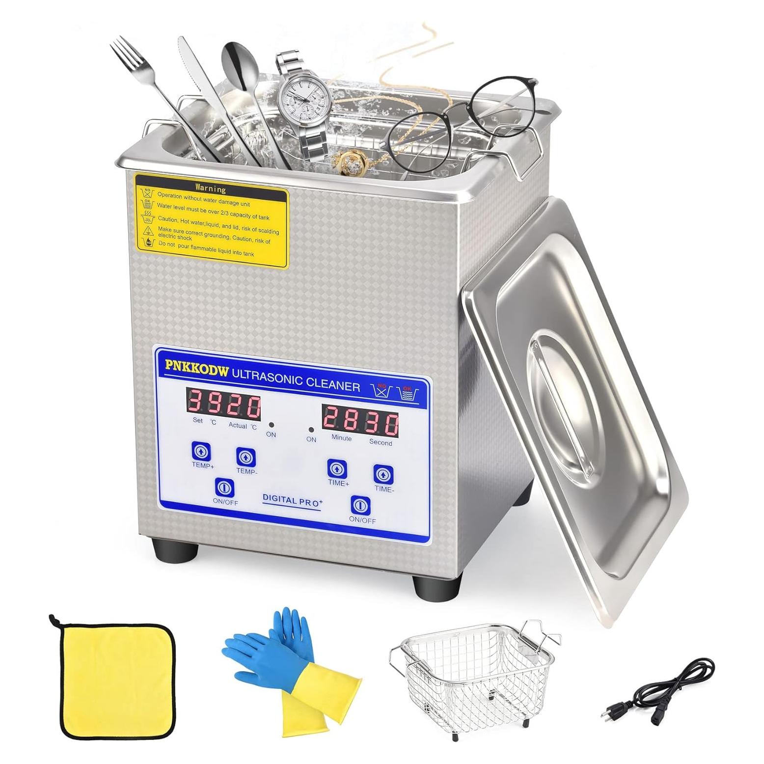 Limpiador Ultrasónico Profesional 2L PNKKODW con Temporizador