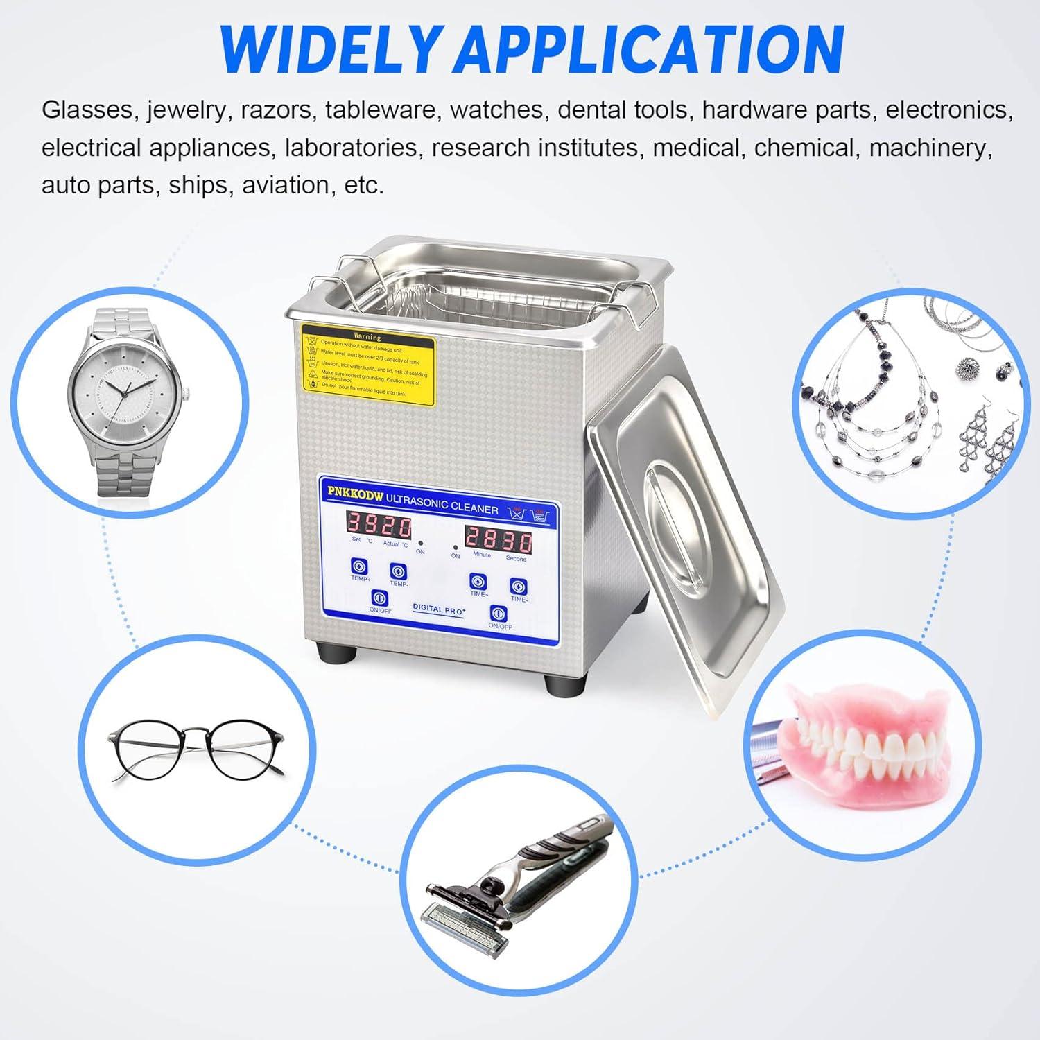 Limpiador Ultrasónico Profesional 2L PNKKODW con Temporizador