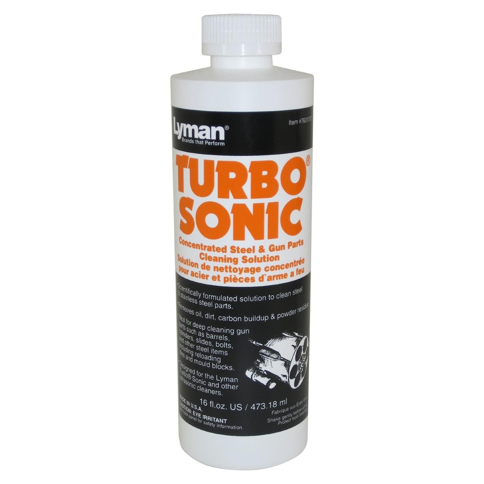 Solución de Limpieza de Piezas de Armas Lyman Turbo Sonic 473ml
