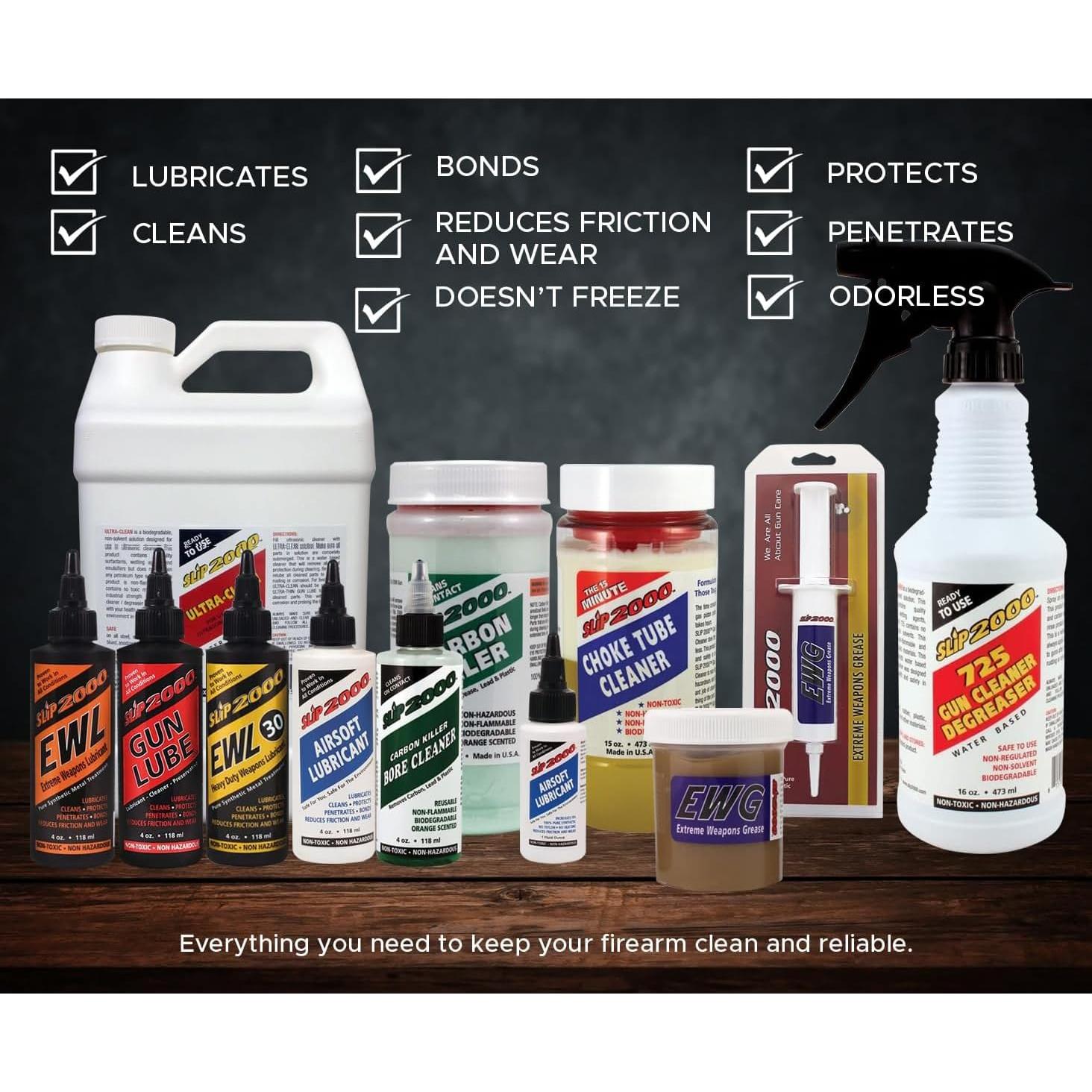 Limpiador Desengrasante de Armas Slip2000 725 3.785 L