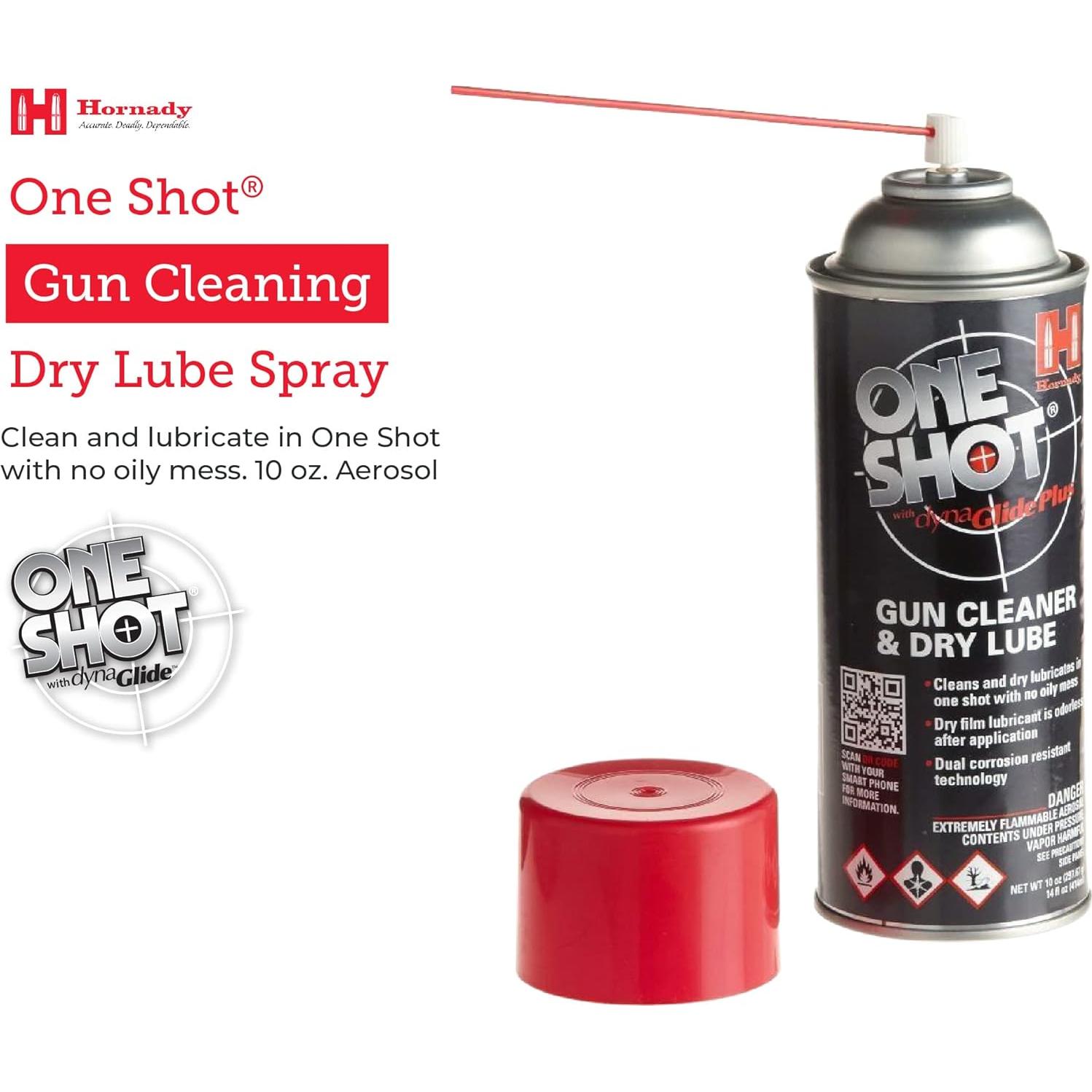 Limpiador y Lubricante de Armas Hornady One Shot 10 oz