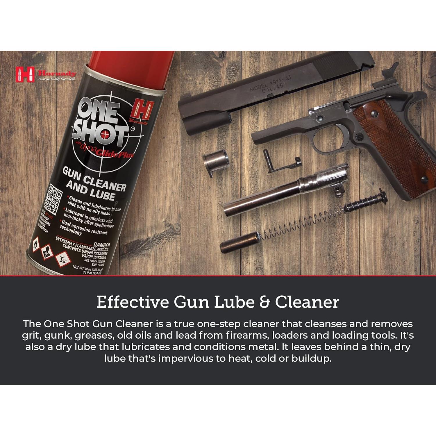 Limpiador y Lubricante de Armas Hornady One Shot 10 oz