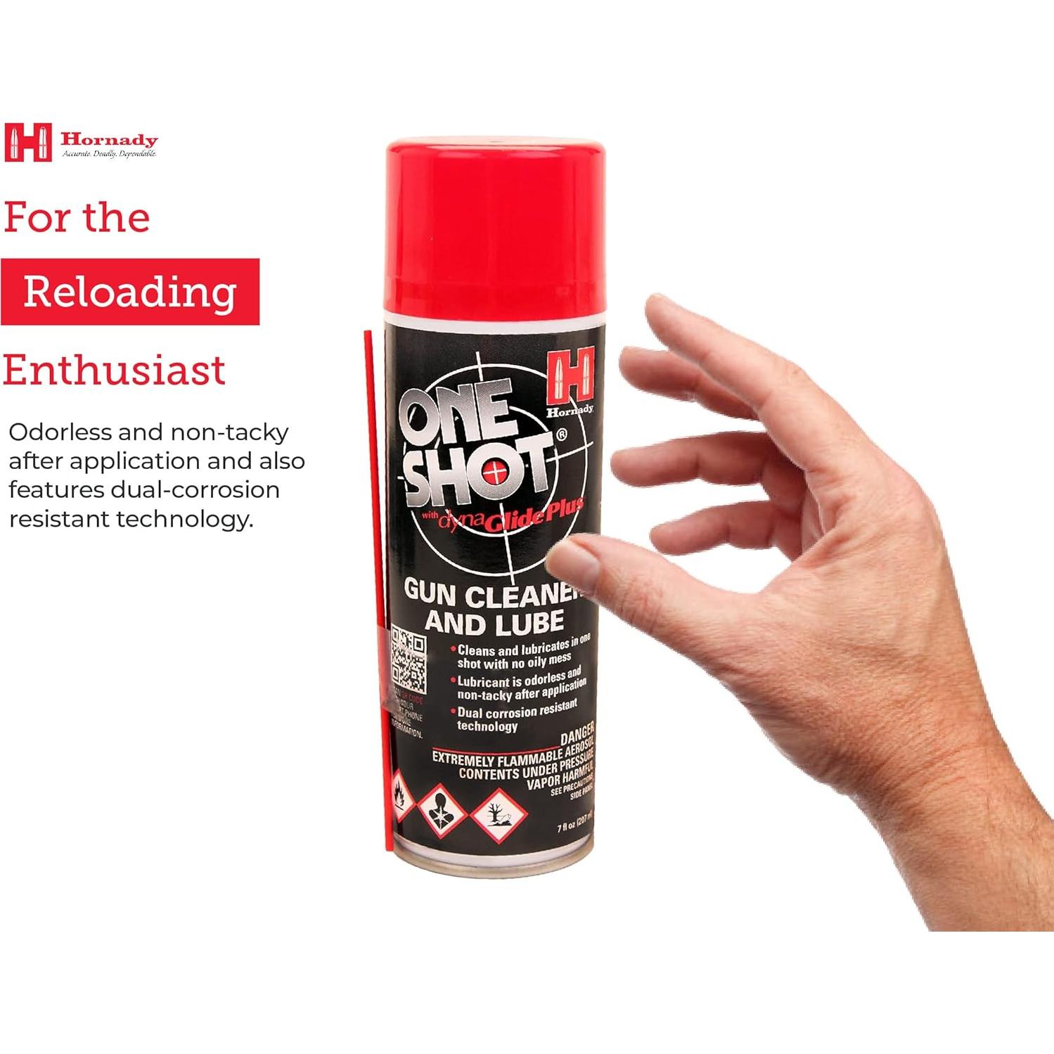 Limpiador y Lubricante de Armas Hornady One Shot 10 oz