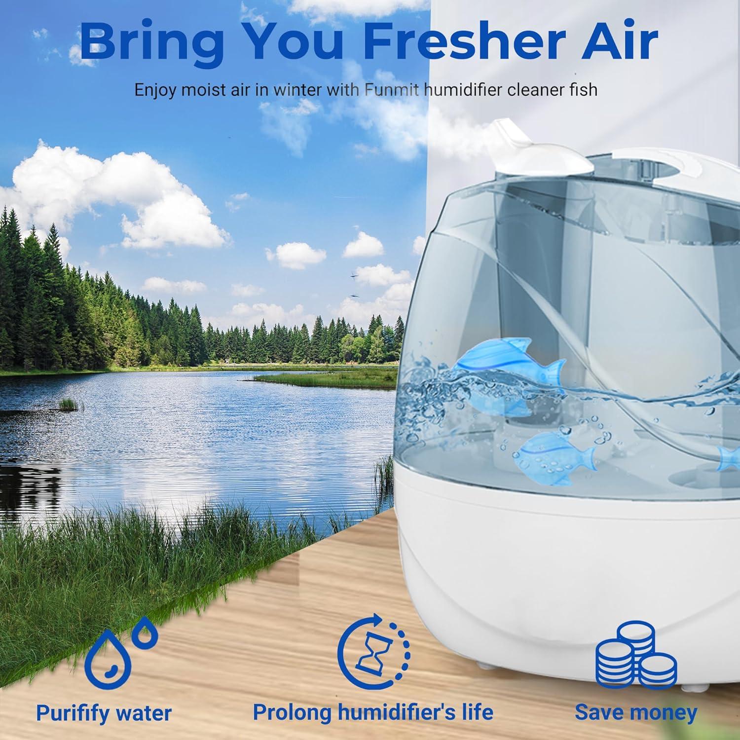 Pez Limpiador de Humidificador Funmit - Paquete de 6 Unidades
