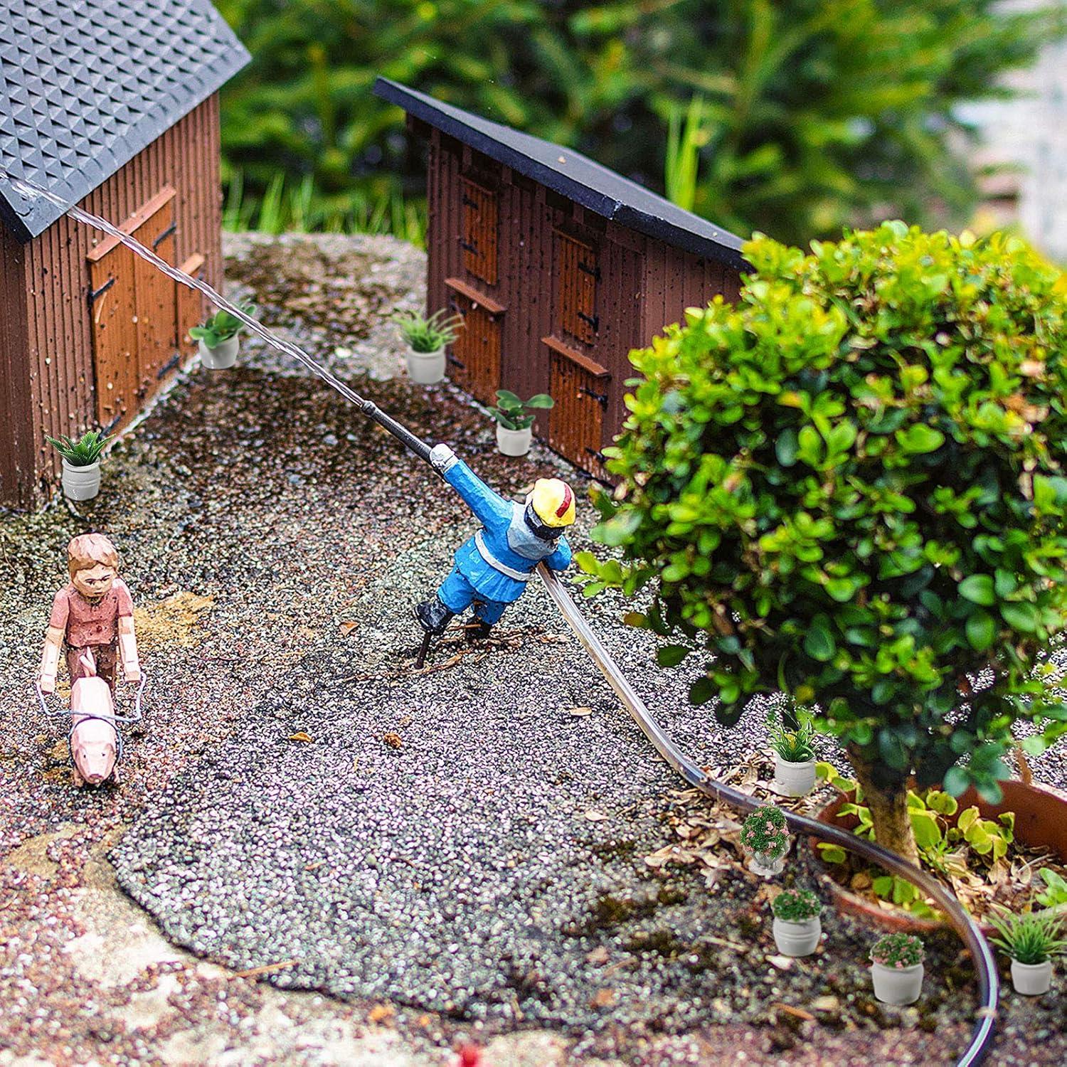 25 Plantas Artificiales en Macetas Miniatura Skylety