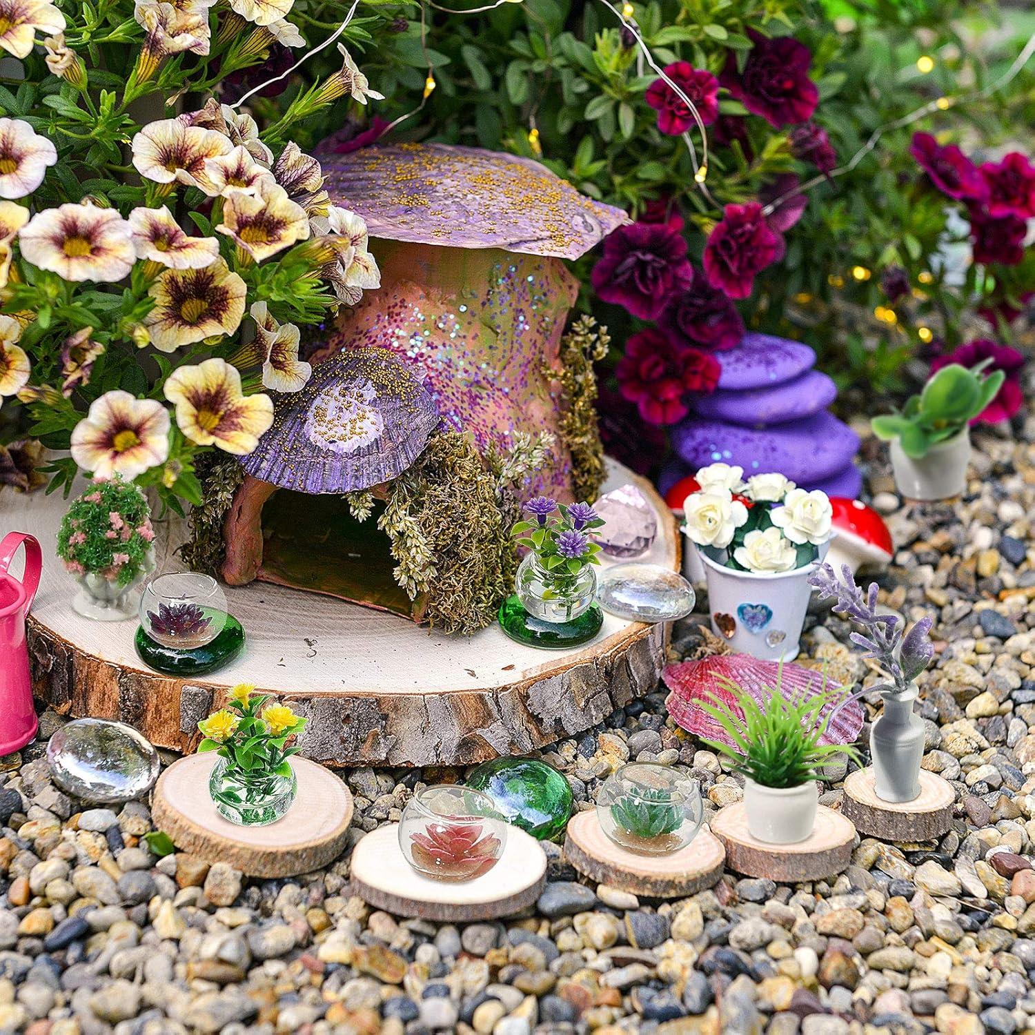 25 Plantas Artificiales en Macetas Miniatura Skylety