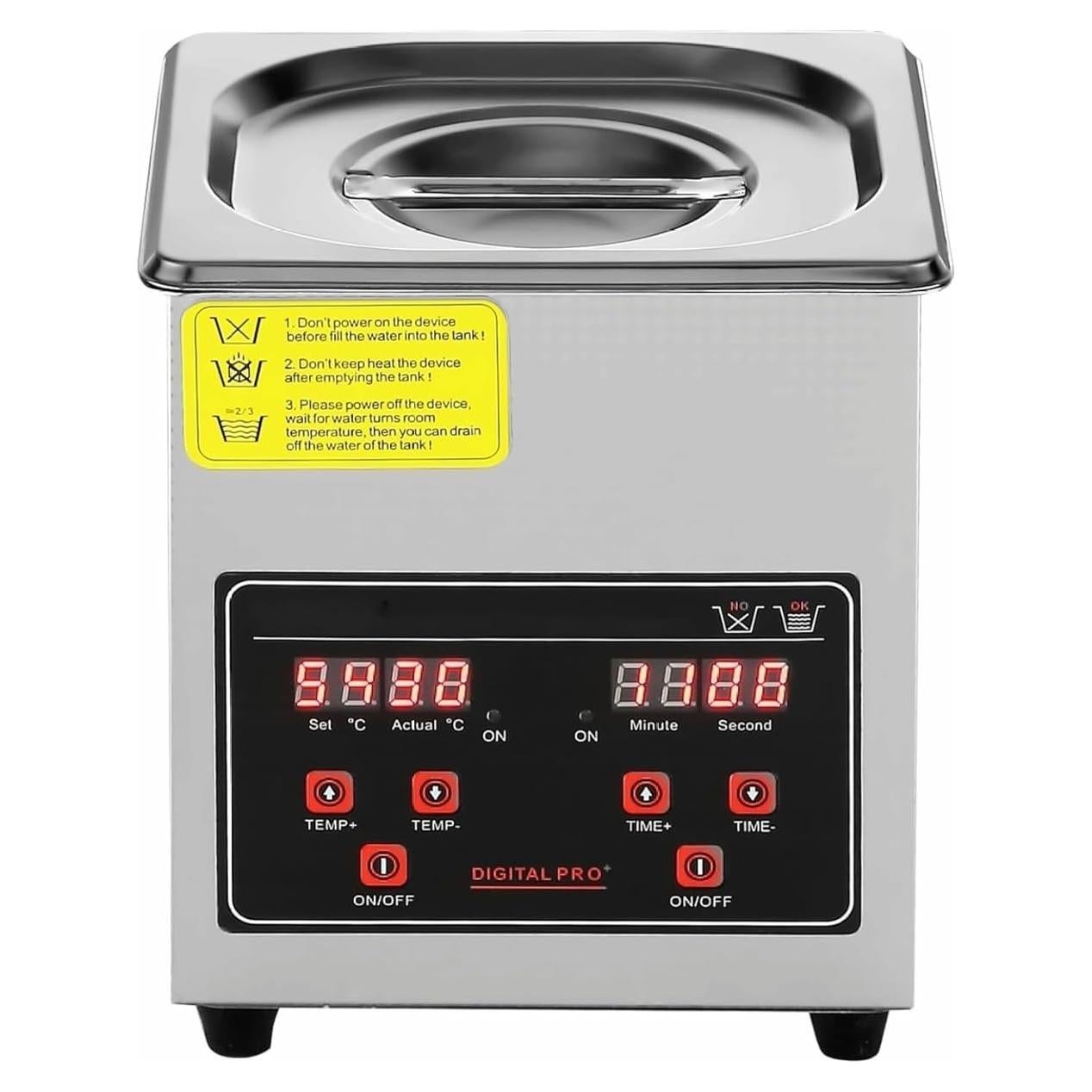 Limpiador Ultrasónico 2L Genérico con Temporizador Digital y Calentador