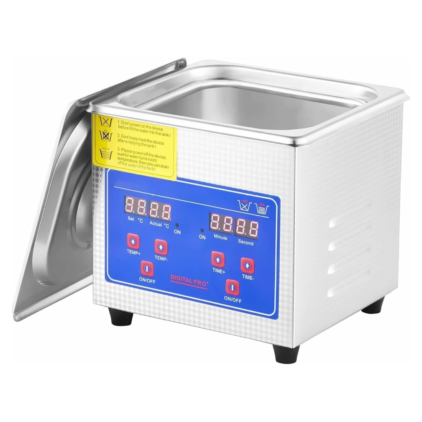 Limpiador Ultrasónico 1.3L Genérico con Temporizador Digital 40kHz