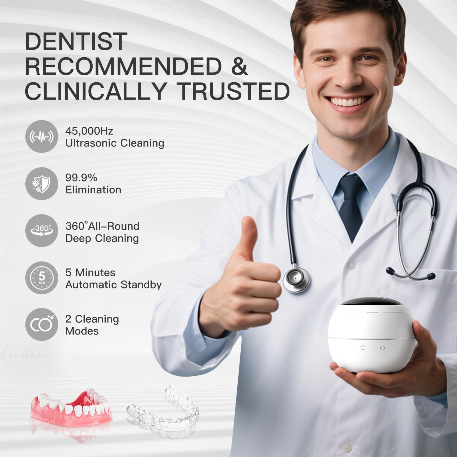 Limpiadora Ultrasónica AMDISI para Retenedores y Dentaduras 250ml