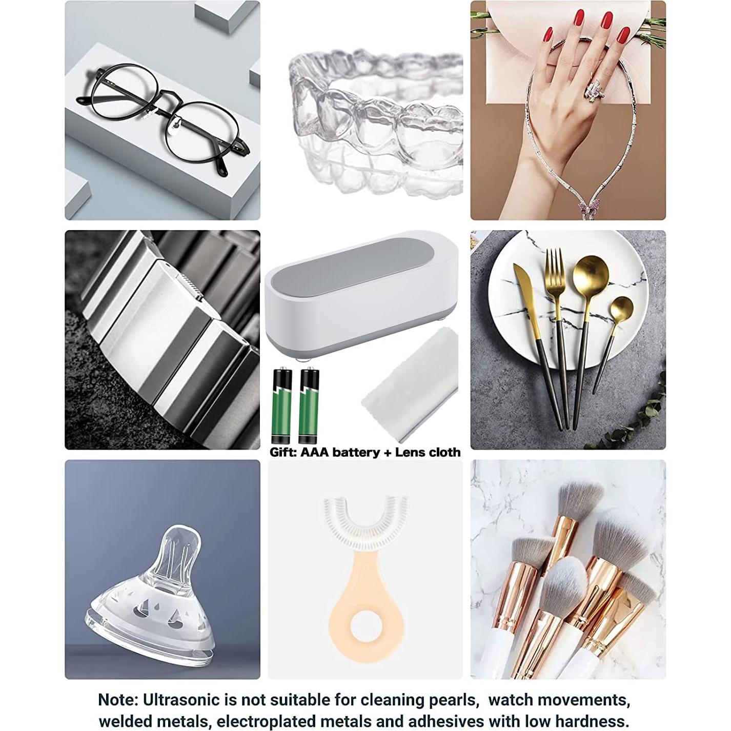 Limpiadora Ultrasónica FQBHMY 45000Hz para Joyería 200ml