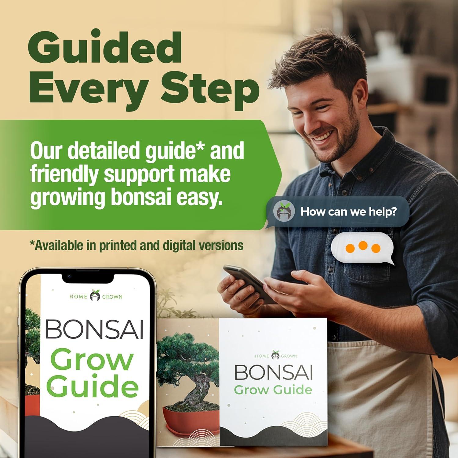 Kit de Bonsai HOME GROWN - 6 Variedades con Macetas