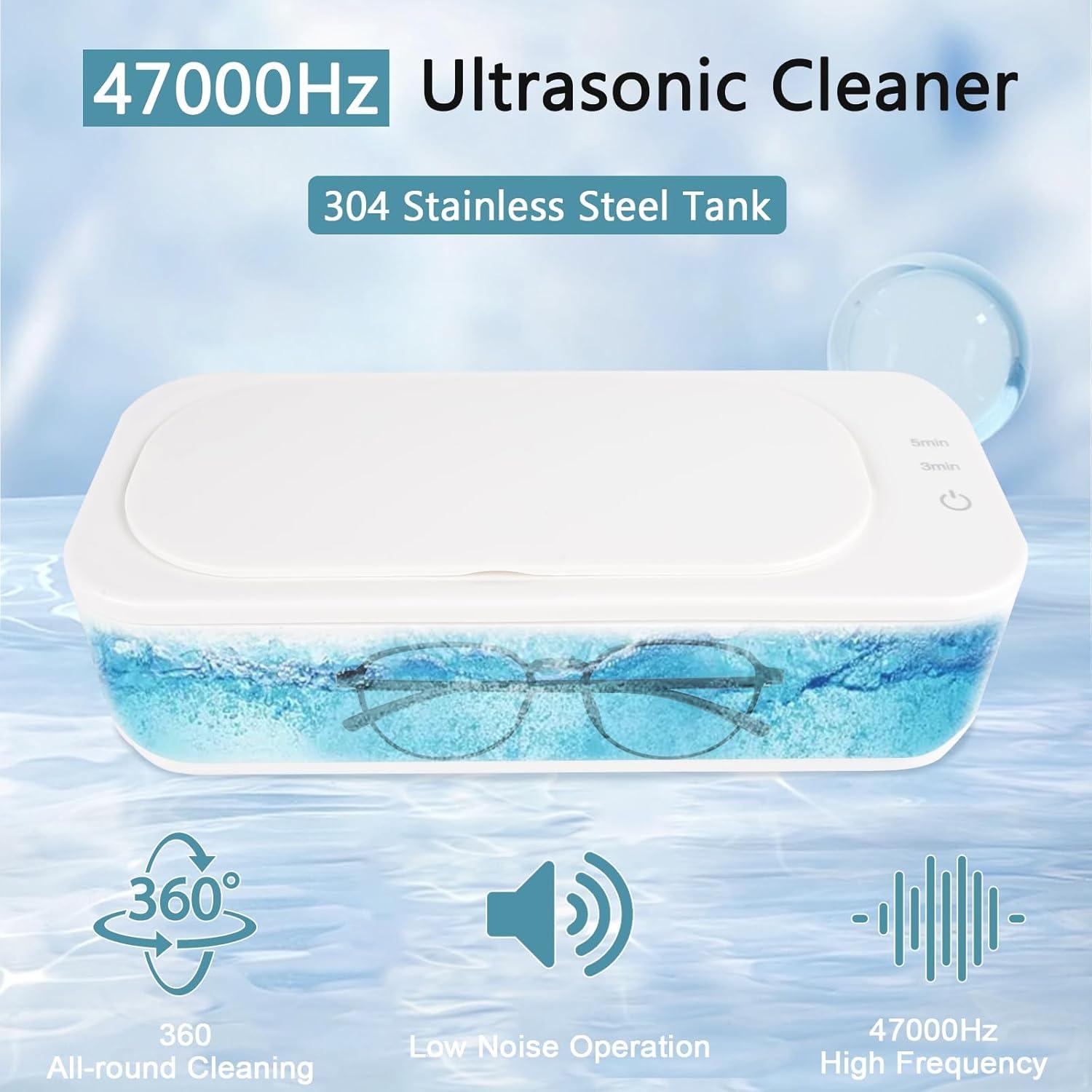 Limpiador Ultrasónico de Joyas Farady 350ml 47kHz Acero Inoxidable