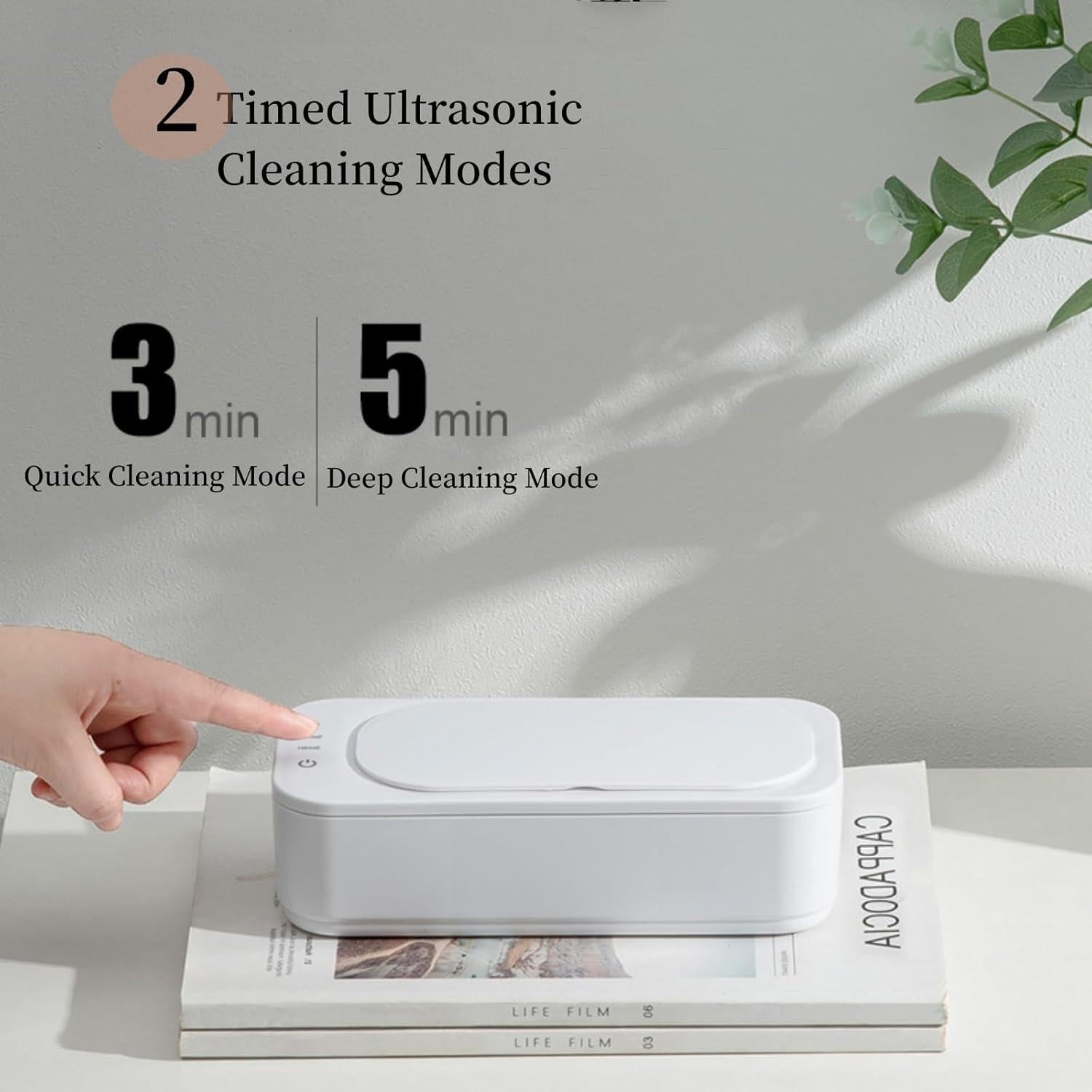 Limpiador Ultrasónico de Joyas Farady 350ml 47kHz Acero Inoxidable