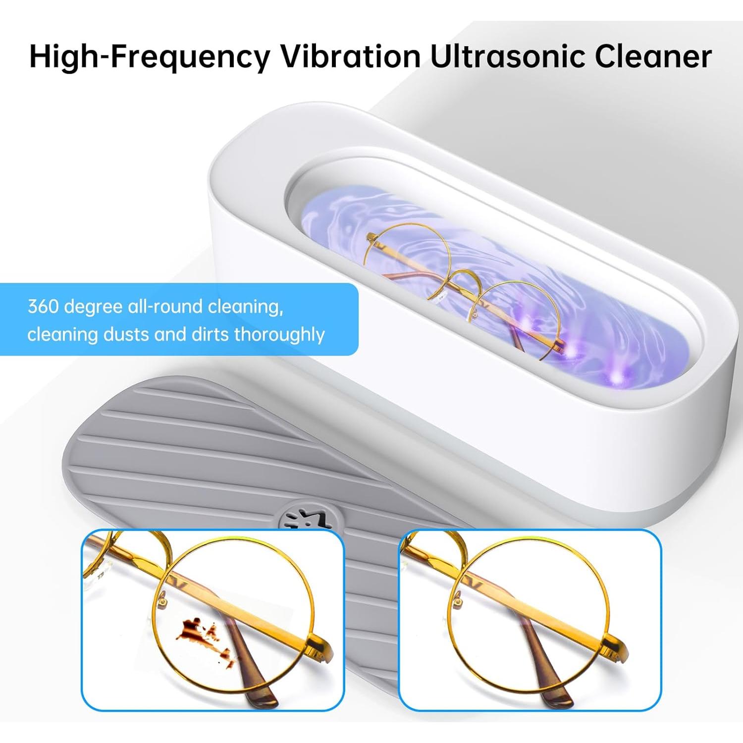 Limpiador Ultrasónico de Joyas Hombasing 45KHz UV 240g