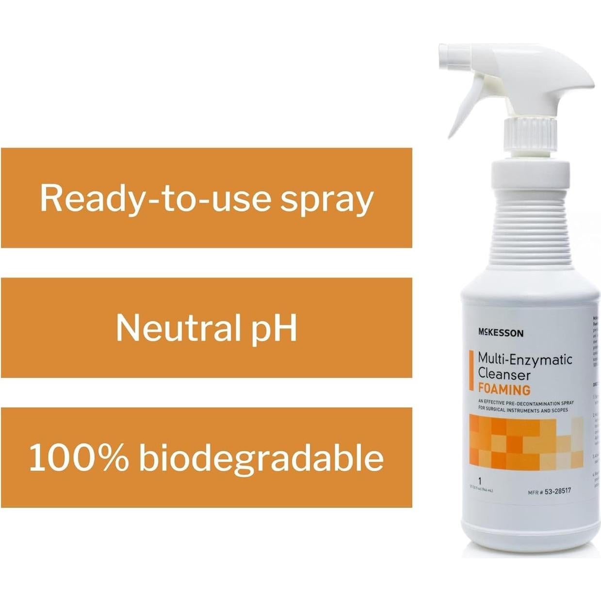 Limpiador Multi-Enzimático McKesson 0.95 L para Instrumentos Médicos