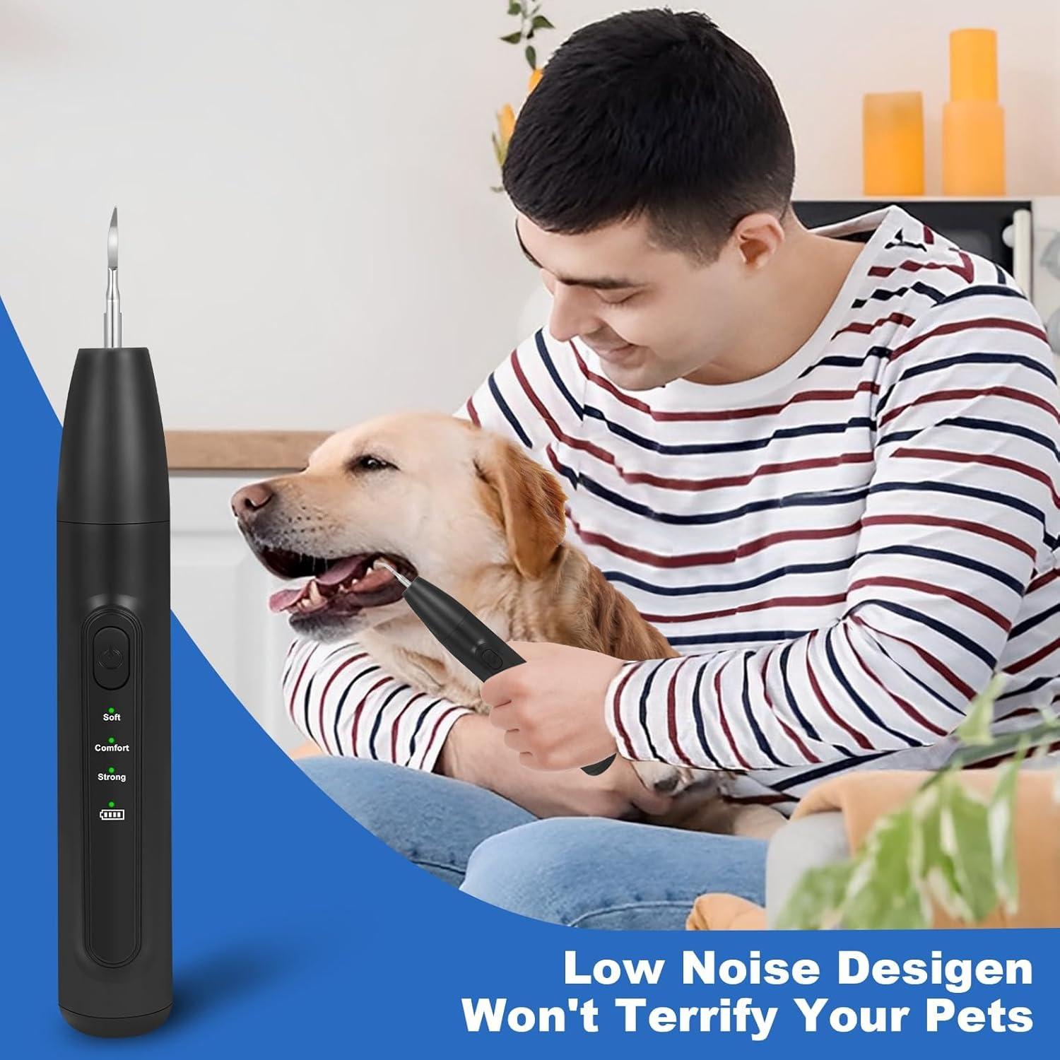 Kit de Limpieza Dental para Perros Litcuidi J09G - 3 Modos, USB