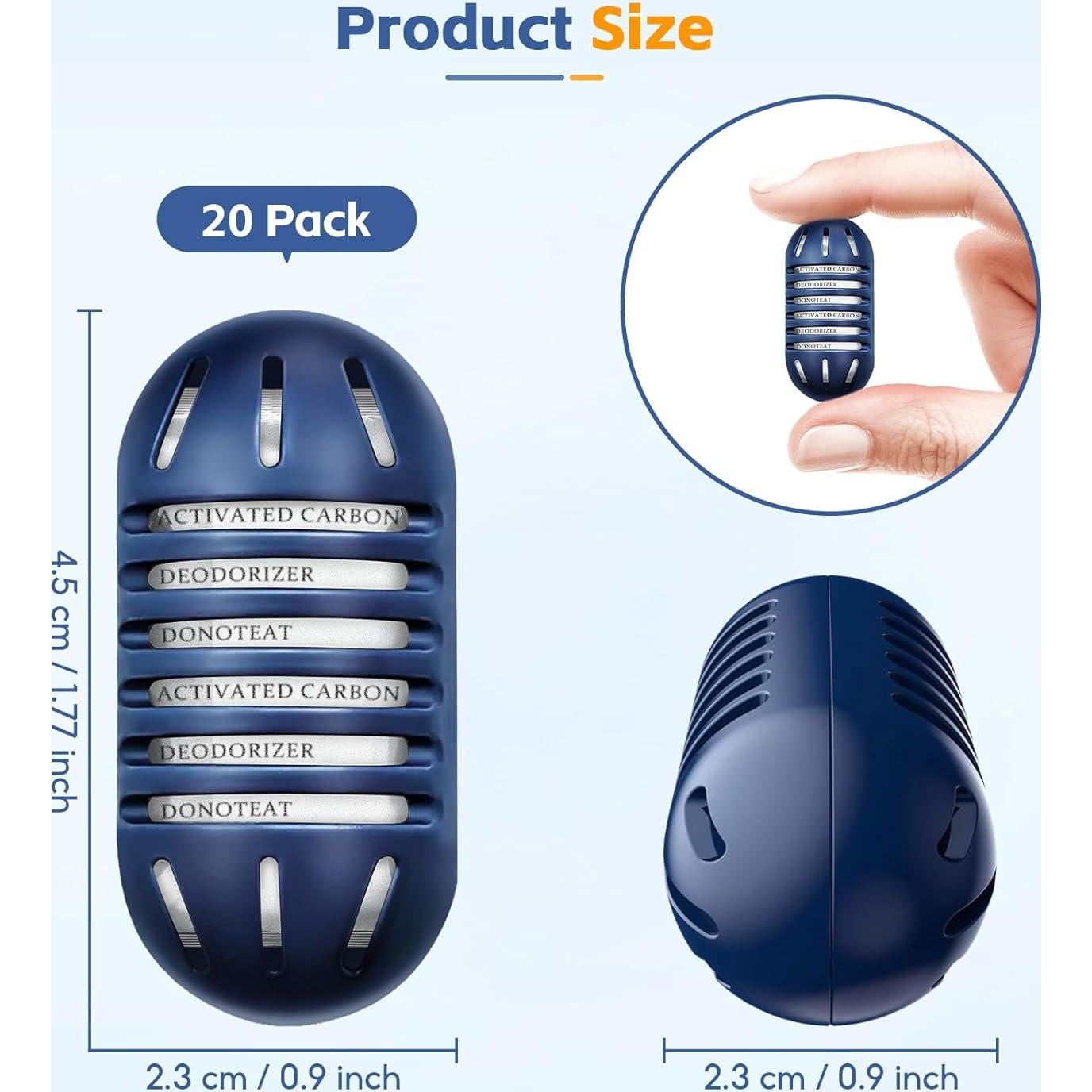 20 Cartuchos Desmineralización Humidificadores HoMedics 1.89L