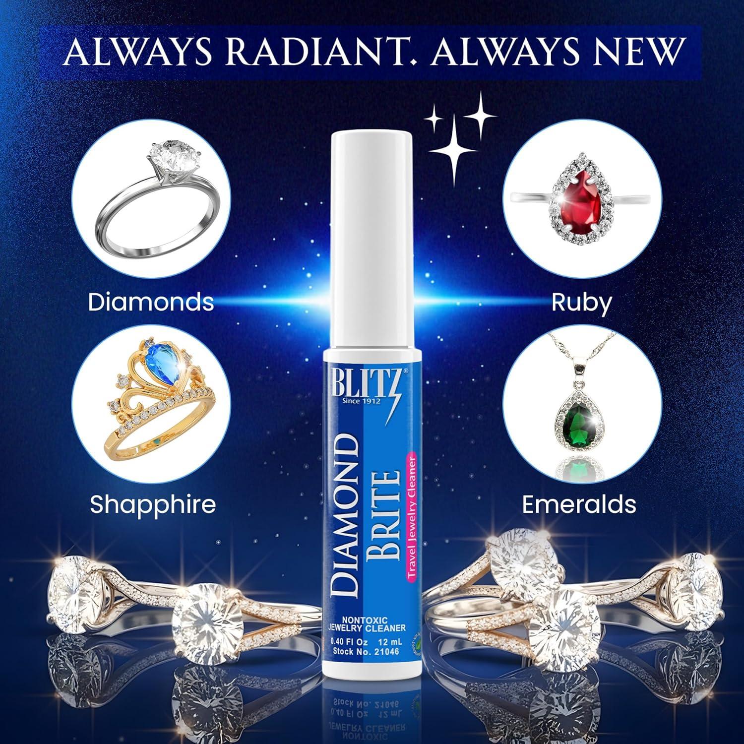 Bolígrafo de limpieza de joyas Blitz Diamond Brite 12ml