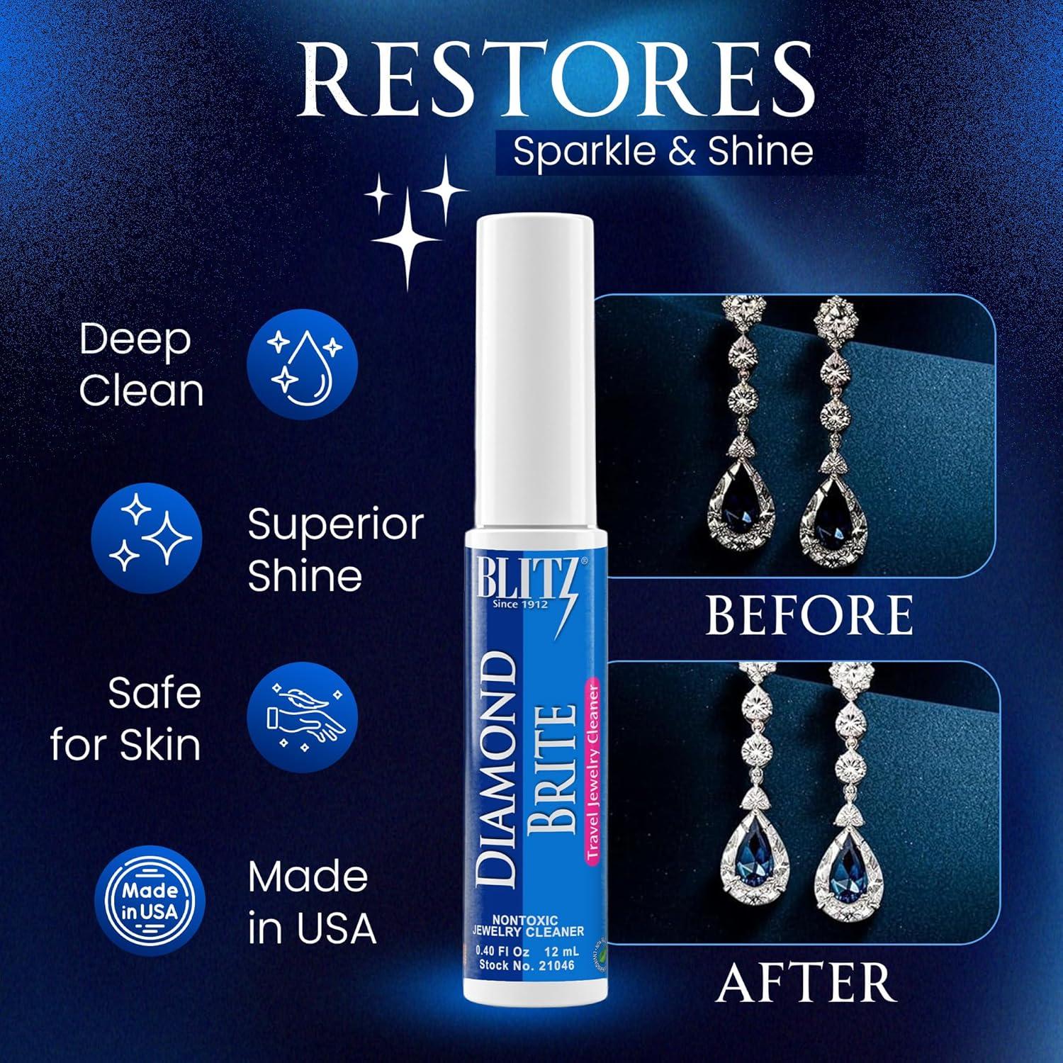 Bolígrafo de limpieza de joyas Blitz Diamond Brite 12ml