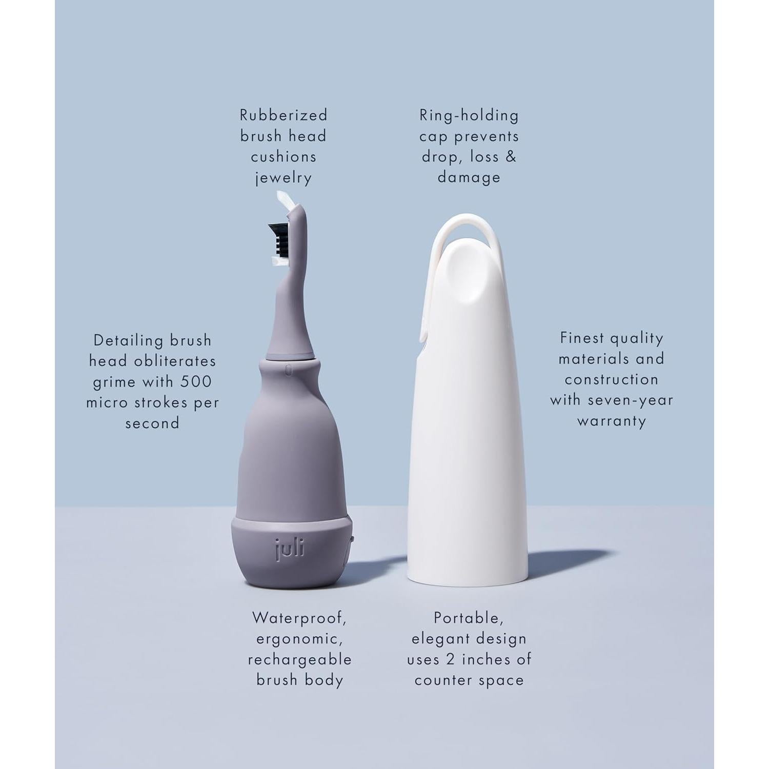 Limpiador de Joyería de Diamante JULI | Cepillo Sónico Portátil