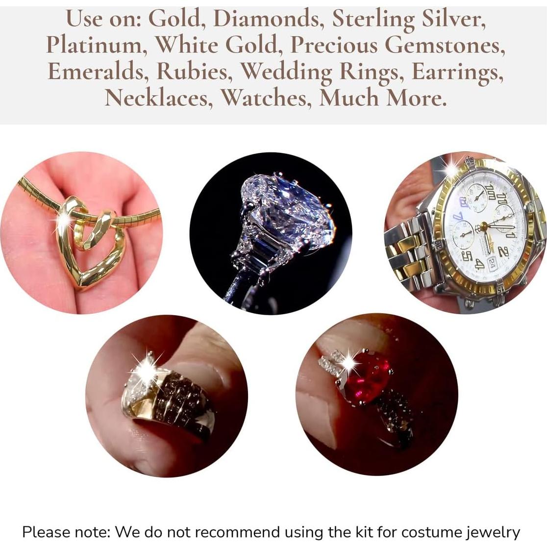 Limpiador de Joyas Flitz 198.4g - Kit de Limpieza de Anillos