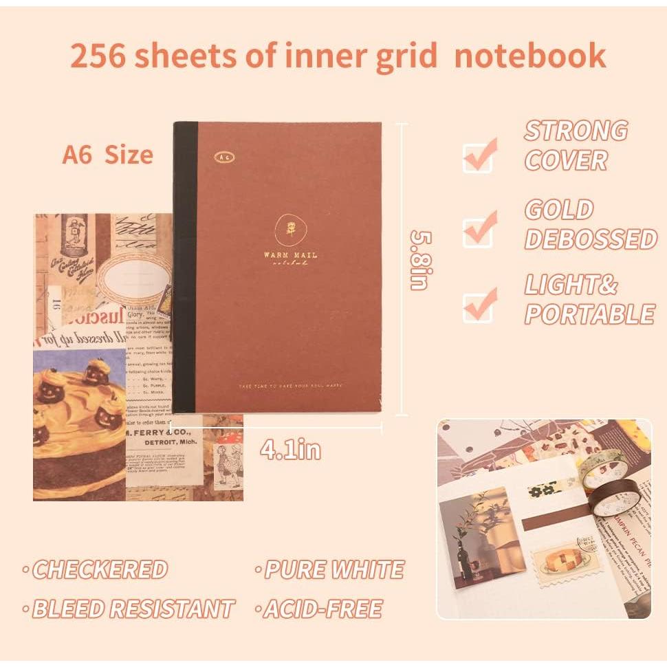 Kit de Scrapbooking Vintage 348 Piezas emmoolife A6